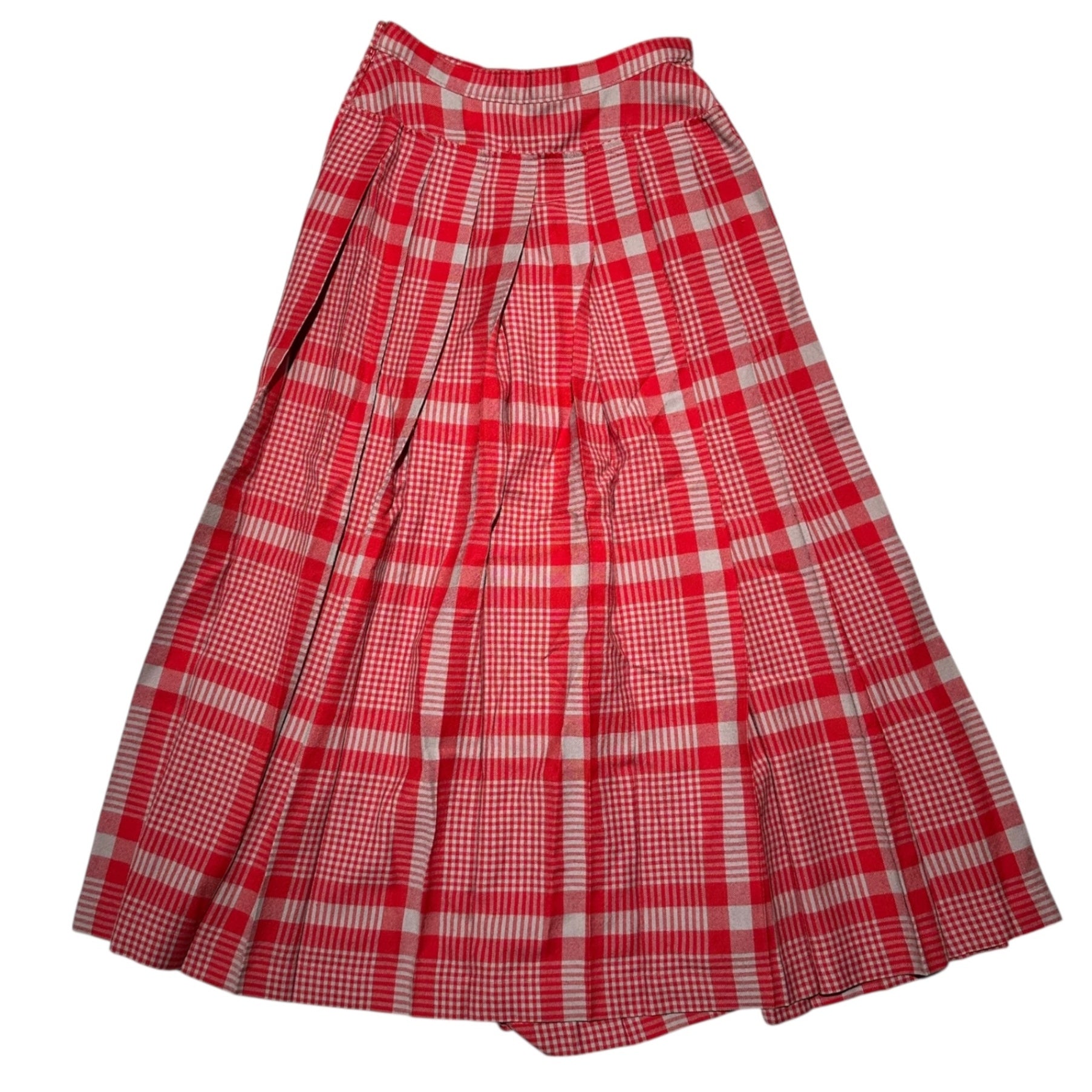 tricot COMME des GARCONS(トリココムデギャルソン) 1994AW Asymmetrical long plaid skirt アシンメトリー ロング チェック スカート TS-04008S S レッド×グレー AD1994 90's 90年代