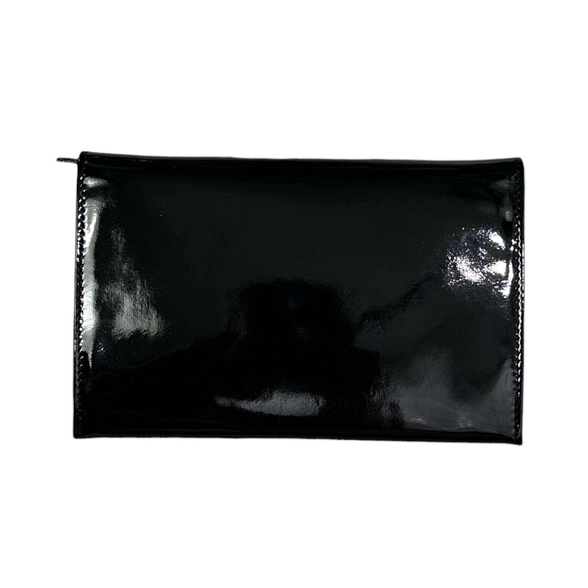 CHANEL(シャネル) 2000's CC Logo Patent Leather Flap Wallet ココマーク パテントレザー フラップ ウォレット ブラック 600万台 財布