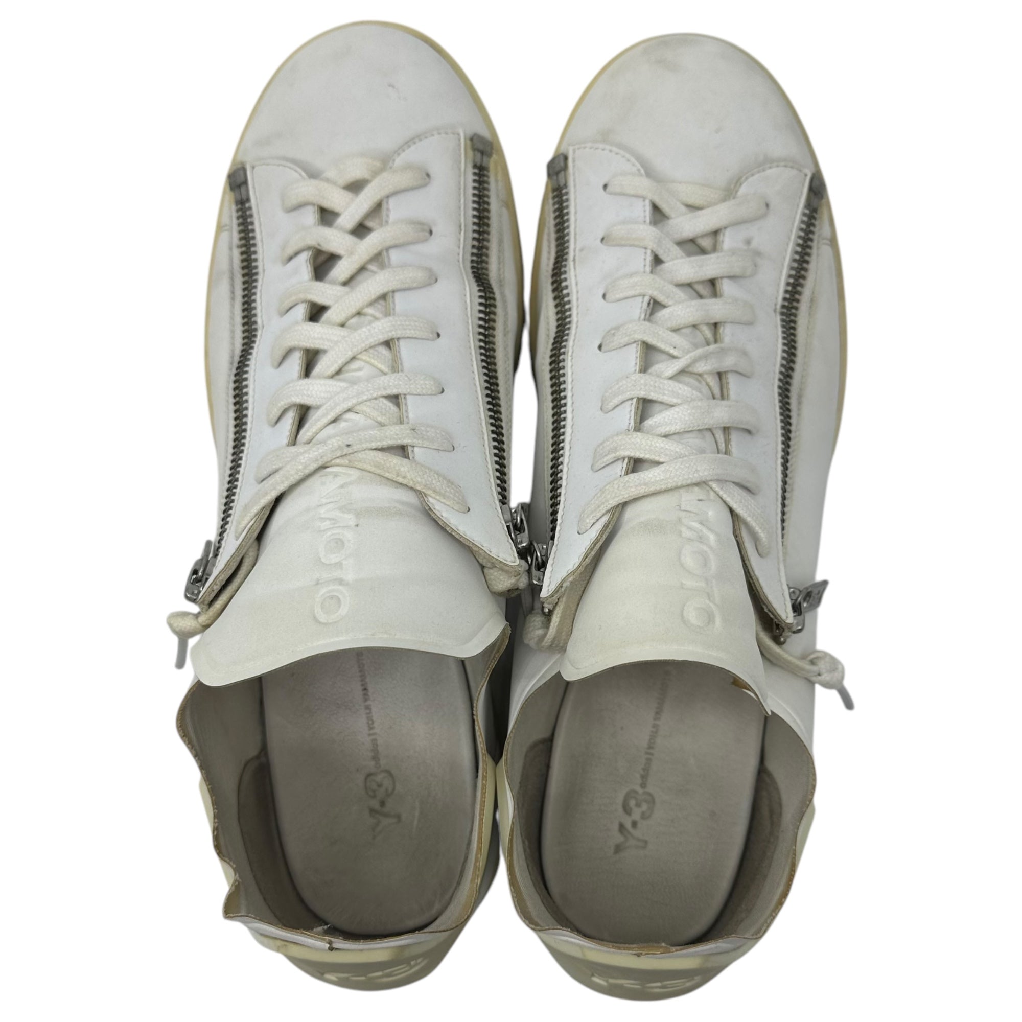 Y-3(ワイスリー) STAN ZIP low cut sneakers スタン ジップ ローカット スニーカー BB4797 29.5cm ホワイト