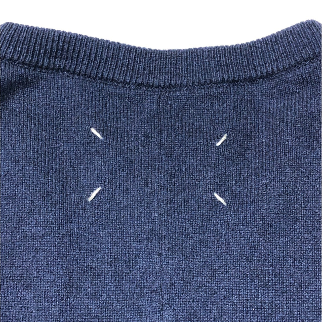 MAISON MARGIELA(メゾンマルジェラ) 21SS Cotton cashmere V-neck knit 