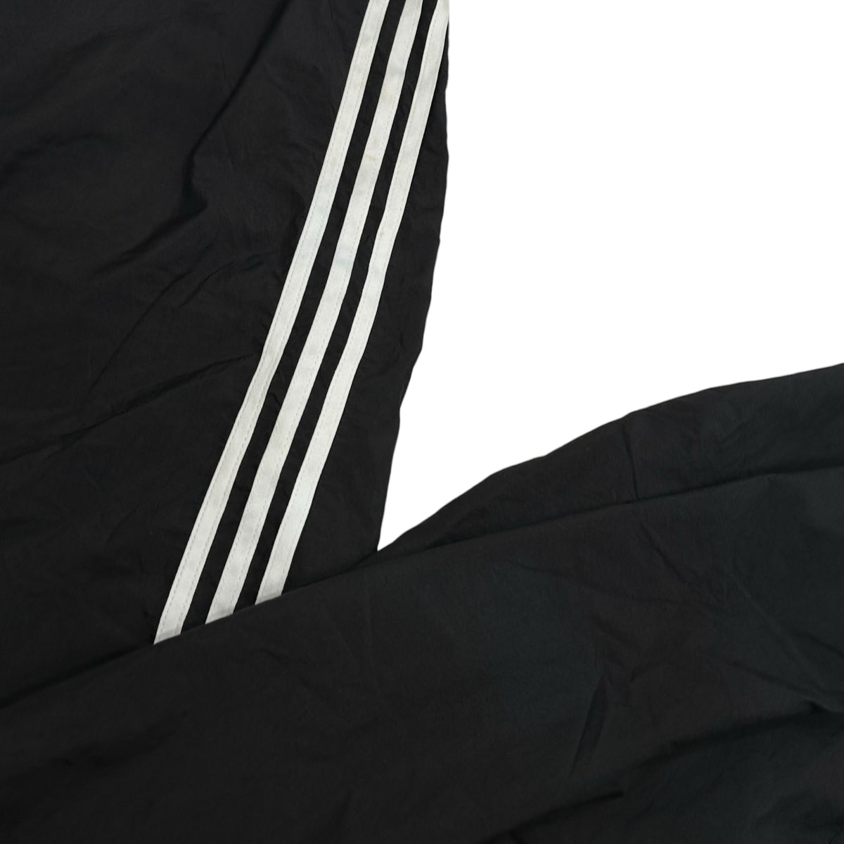 Y-3(ワイスリー) 2025SS 3-STRIPES NYLON SHELL PANTS  3ストライプ ナイロン パンツ JD5998 S ブラック トラック