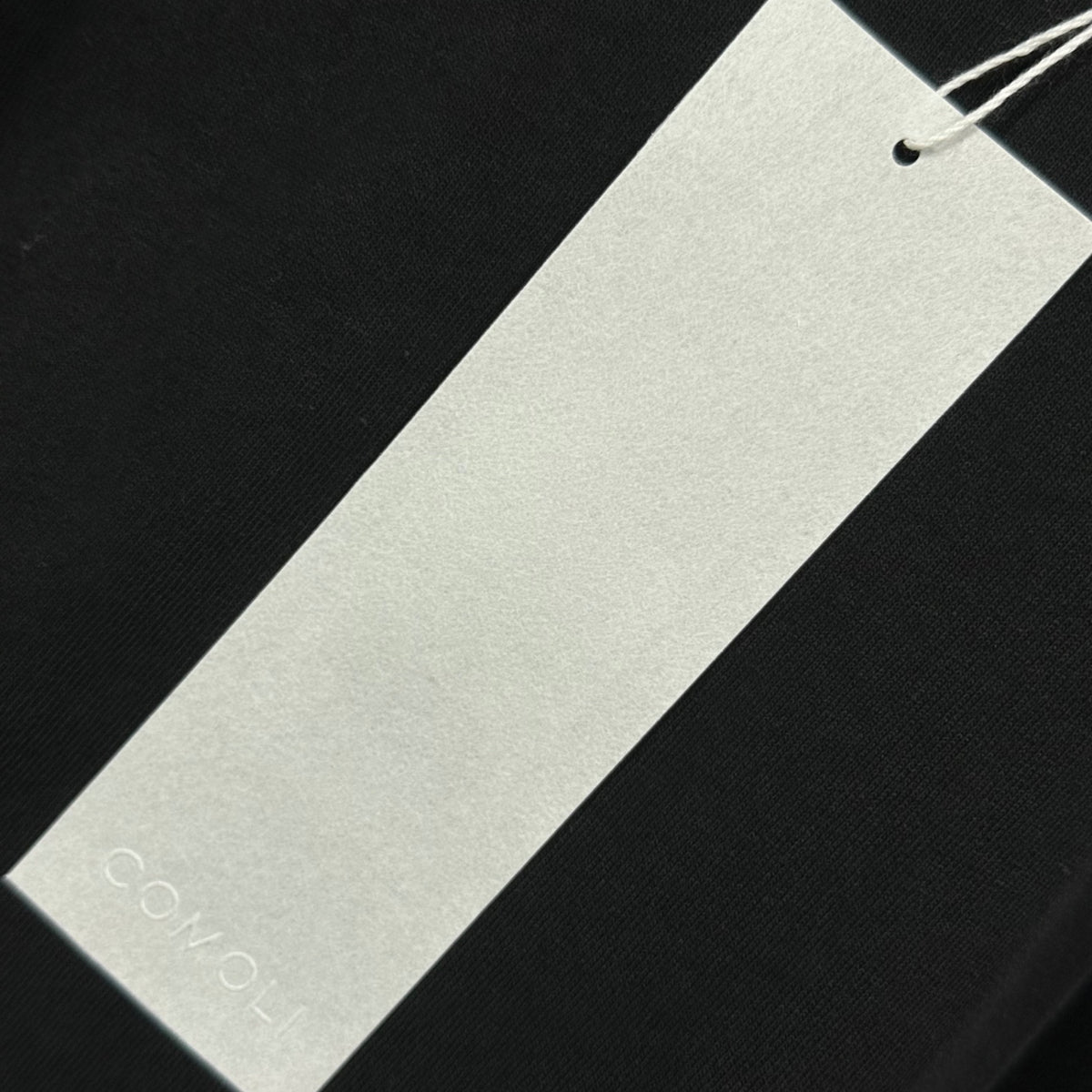 COMOLI(コモリ) Cotton jersey S/S T-shirt コットンジャージ 半袖 Tシャツ D01-05014 2 ブラック
