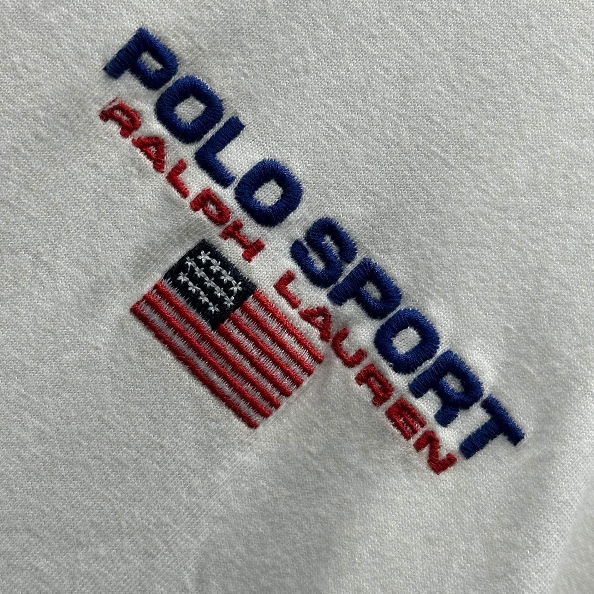 POLO SPORT(ポロスポーツ) Classic Fit Back Logo Print L /S T-Shirt クラシック フィット バック ロゴ プリント 長袖 Tシャツ M ホワイト×ピンク