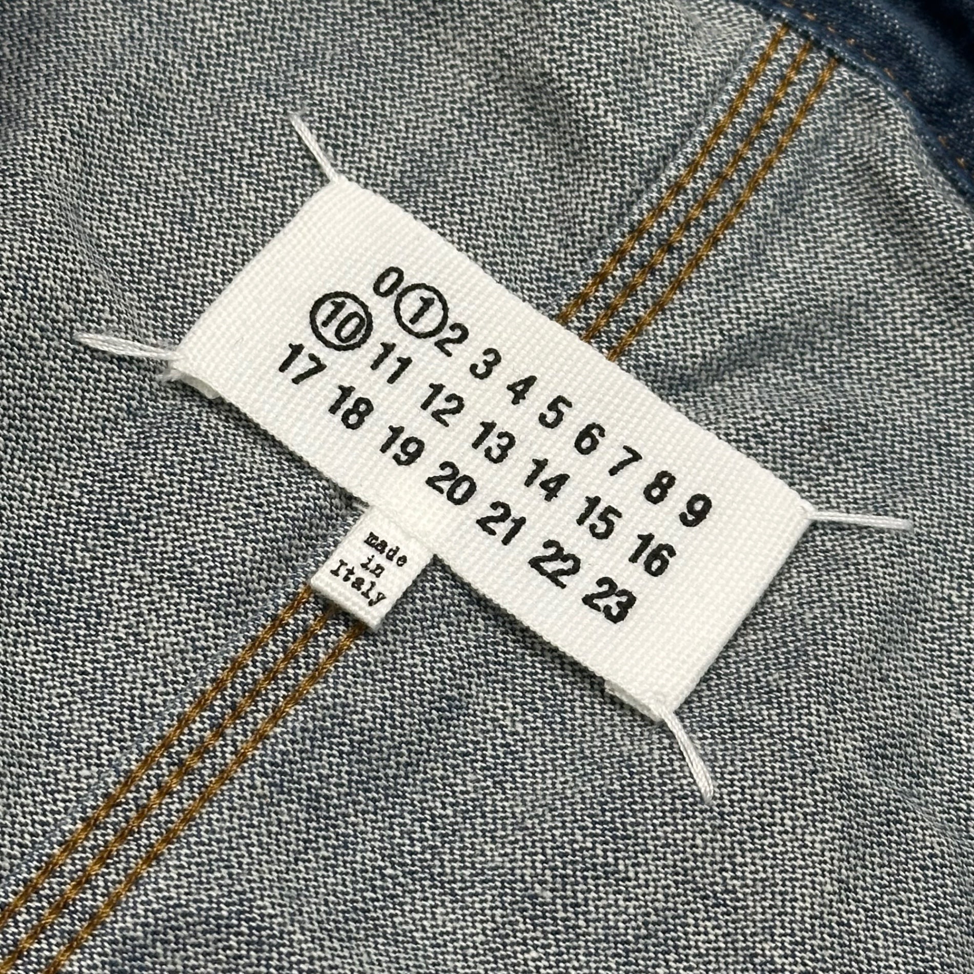 MAISON MARGIELA(メゾンマルジェラ) 24SS DENIM SPORTS JACKET デニム スポーツ ジャケット S50AM0612 42 インディゴ カバーオール