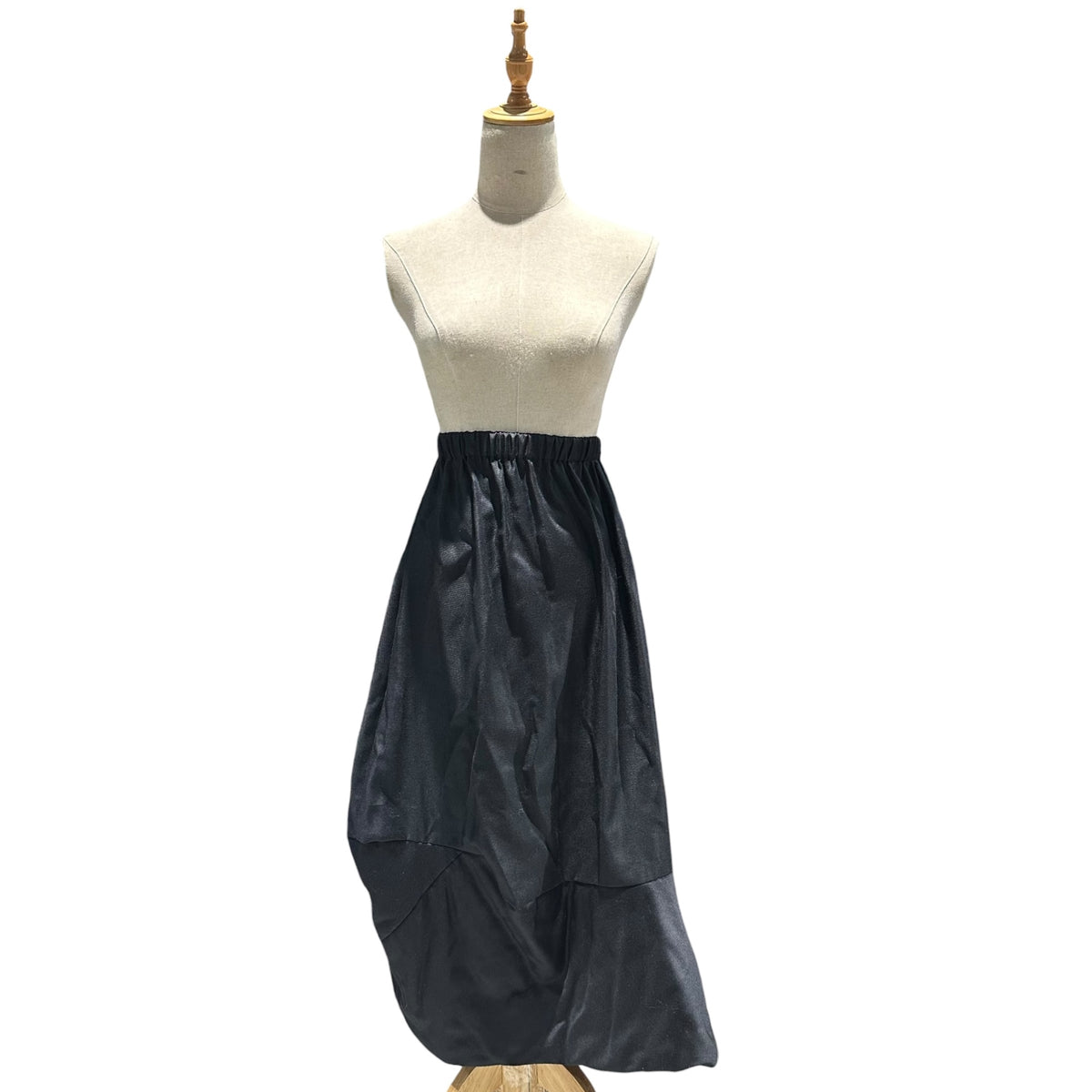 robe de chambre COMME des GARCONS(ローブドシャンブルコムデギャルソン) 1998AW Hem-Padded Long Skirt 裾 中綿 ロング スカート RS-100420 FREE ブラック AD1998 90s アーカイブ