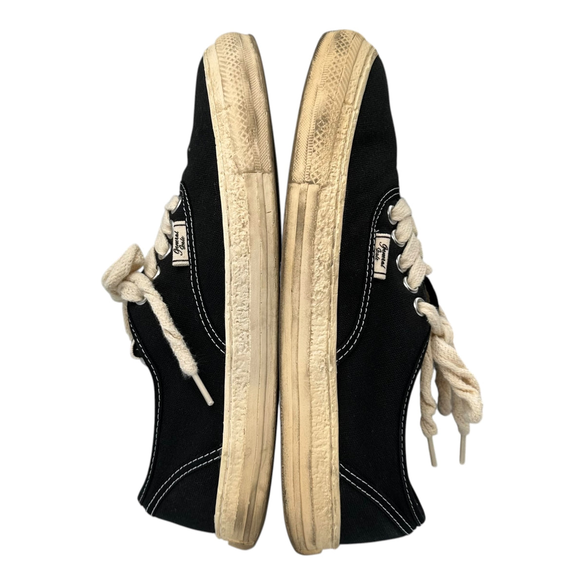 Maison MIHARA YASUHIRO(メゾンミハラヤスヒロ) General-Scale Low-Cut Sneakers ジェネラル スケール ローカット スニーカー S09FW206 43 ブラック×アイボリー