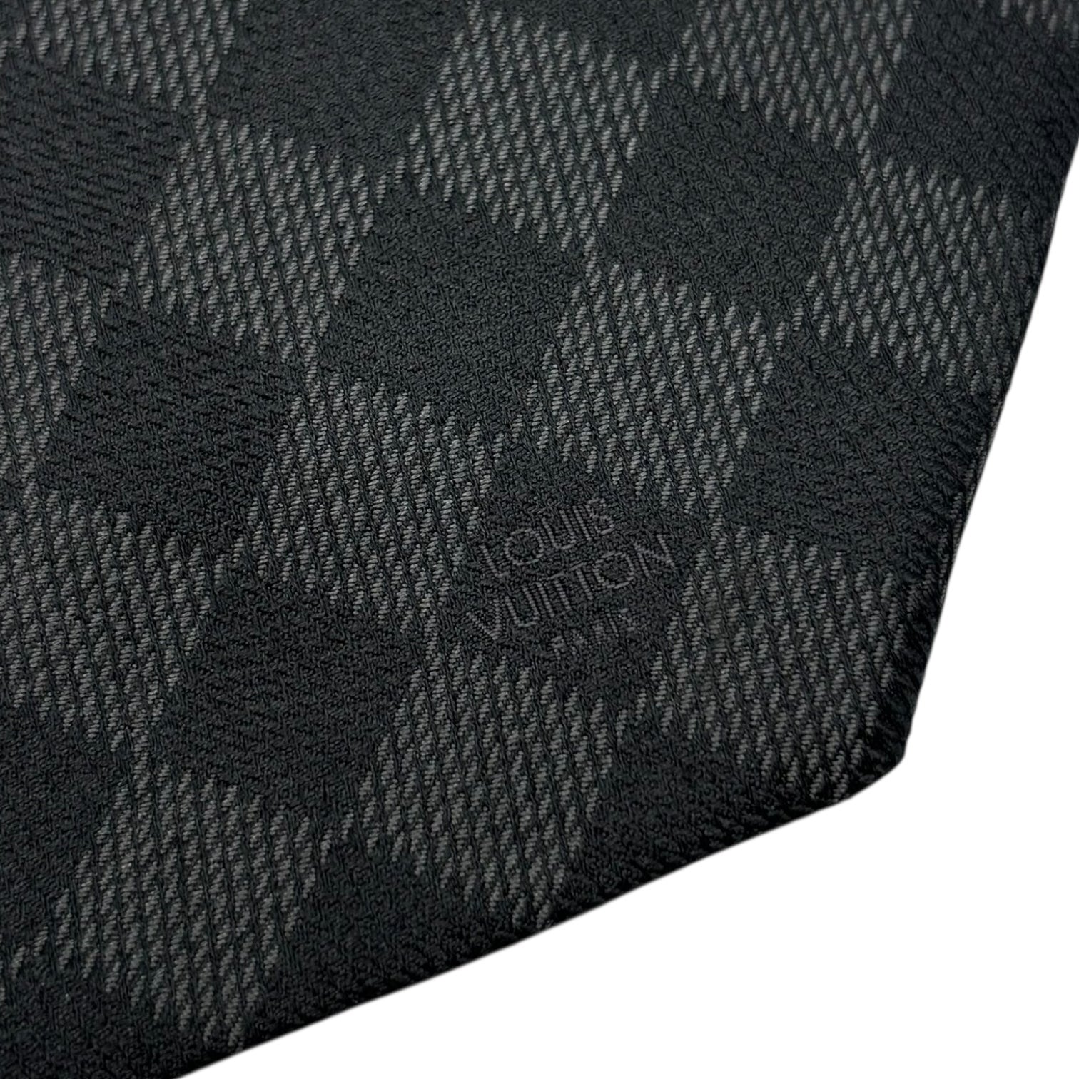 LOUIS VUITTON(ルイヴィトン) Damier Graphite Silk Tie 9cm ダミエ
