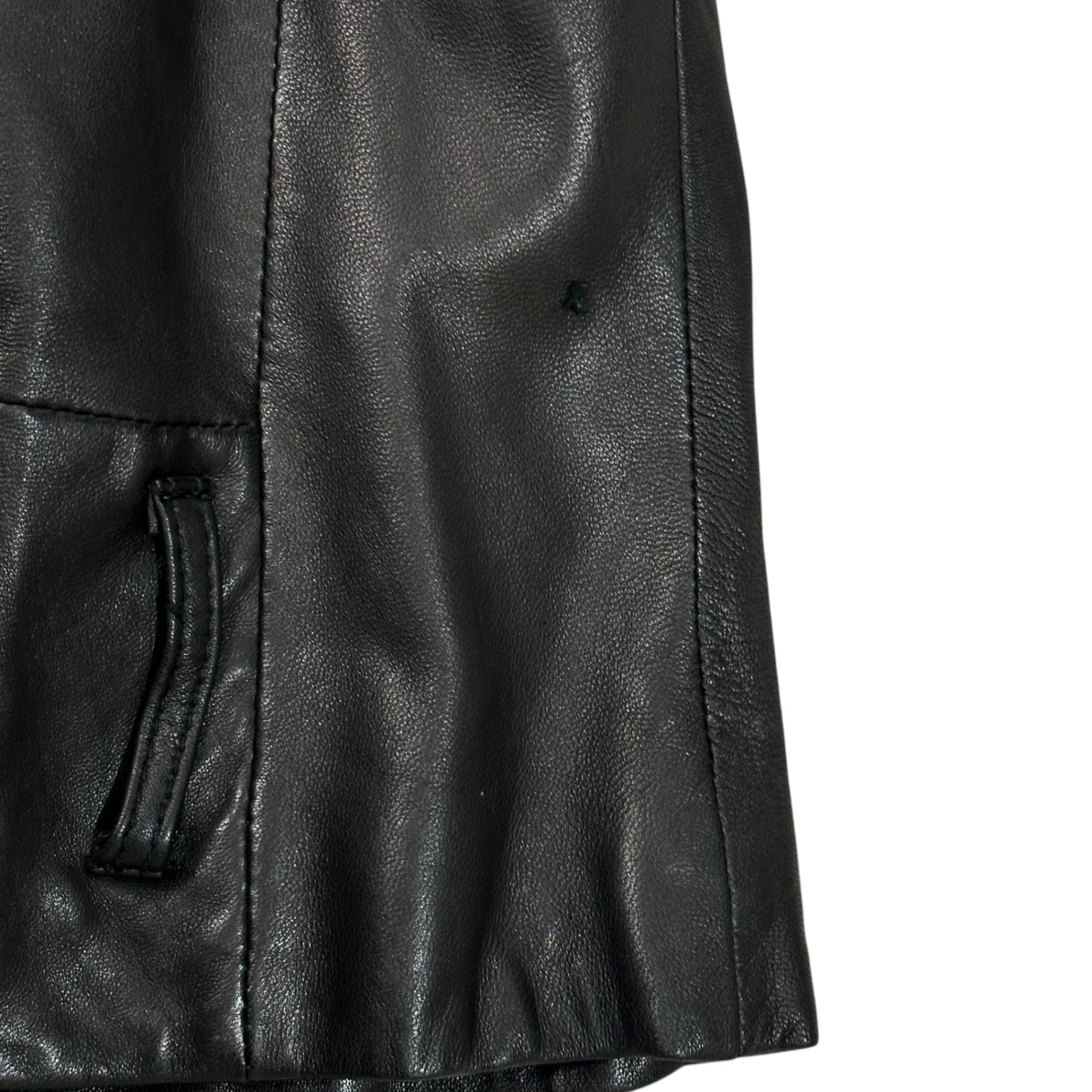 MAKIN JAN MA(マーキンヤンマ) 10SS Lamb Leather Studded Riders Jacket ラムレザー スタッズ ライダース ジャケット 10S-JY-01 M ブラック