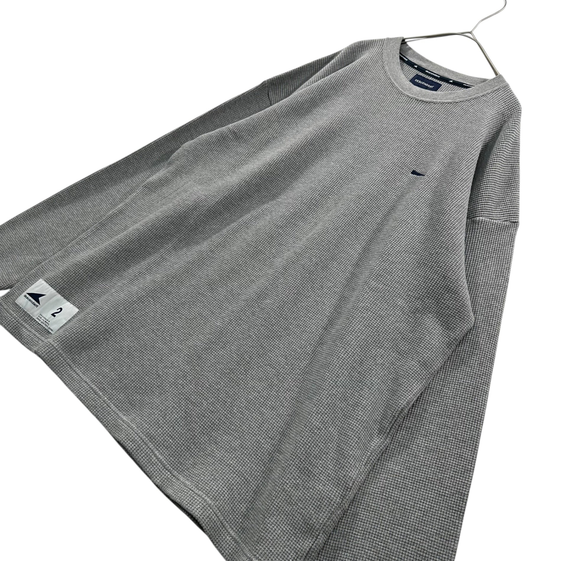 DESCENDANT GAUFRE WAFFLE LS size2 新品未使用 DESCENDANT GAUFRE 