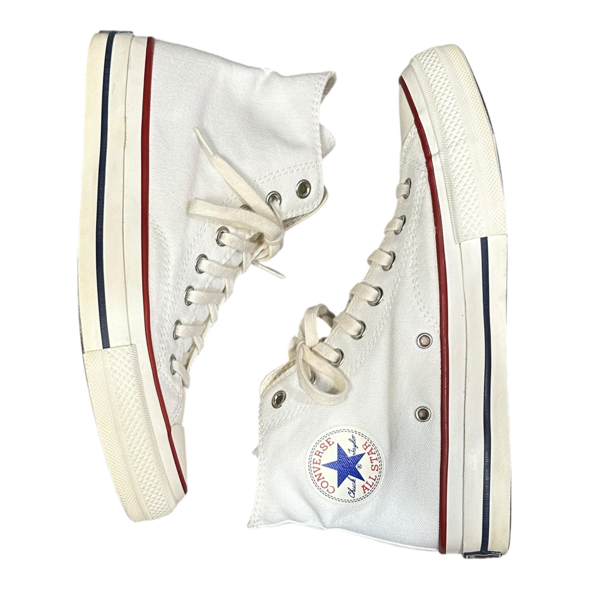 CONVERSE ADDICT(コンバースアディクト) CHUCK TAYLOR CANVAS HI チャックテイラー 1CK003 26.5cm ホワイト×レッド スニーカー