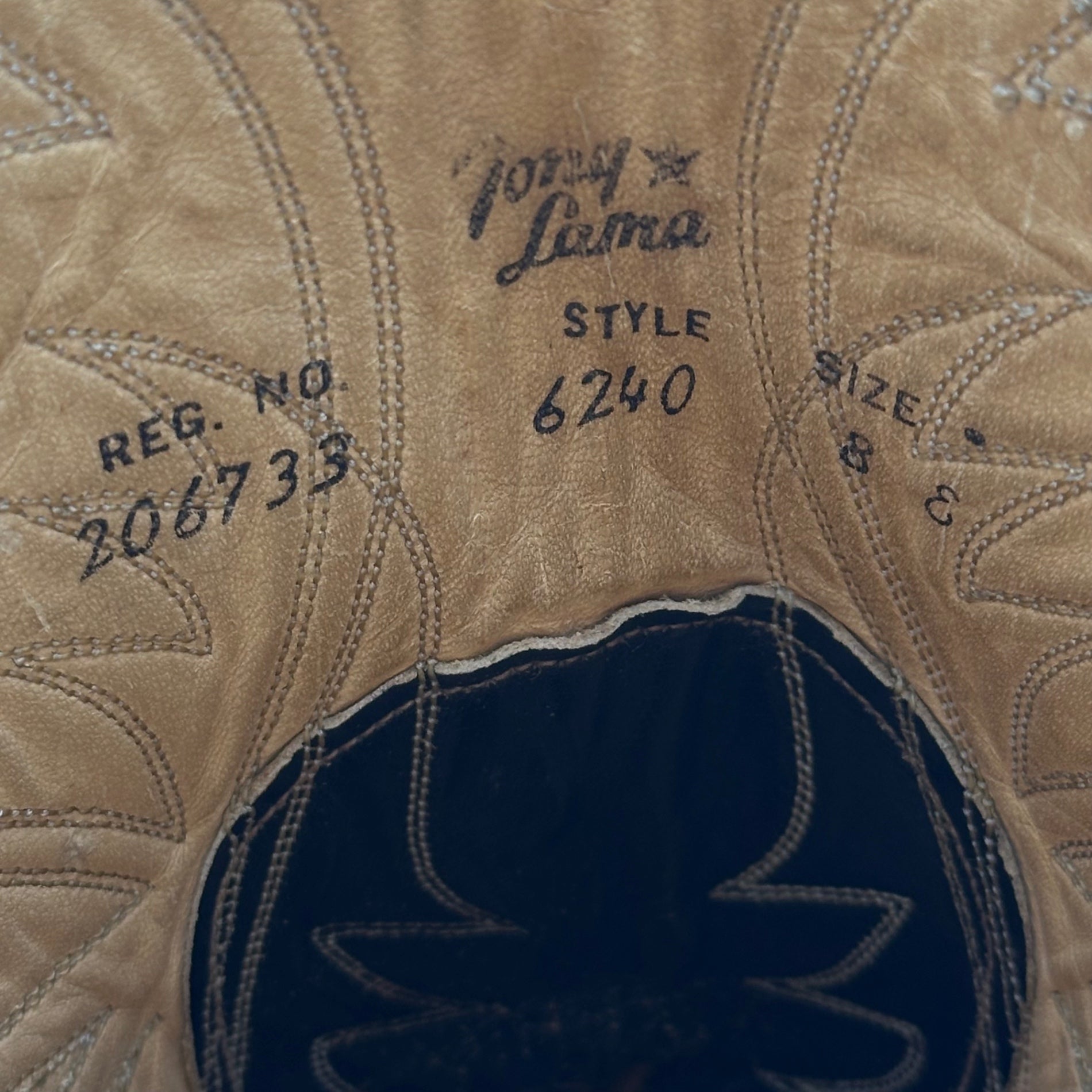 TONY LAMA(トニーラマ) 1980's Western Boots - Lizard Toes