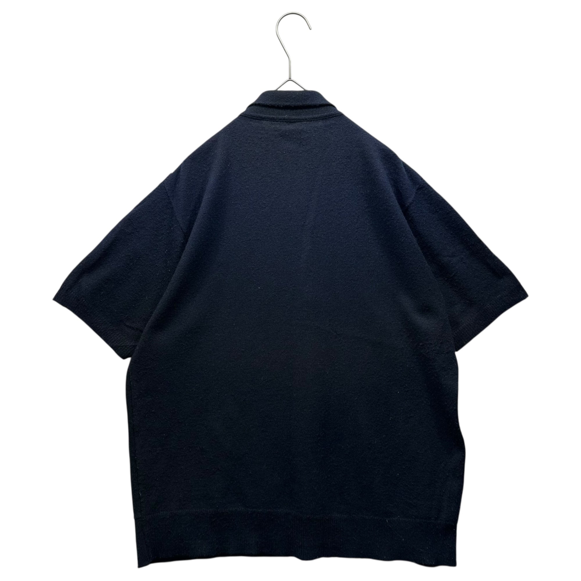 Mr. divine(ミスターディバイン) 60's Striped Knit Polo Shirt ストライプ ニット ポロ シャツ M ネイビー 推定60年代 ヴィンテージ
