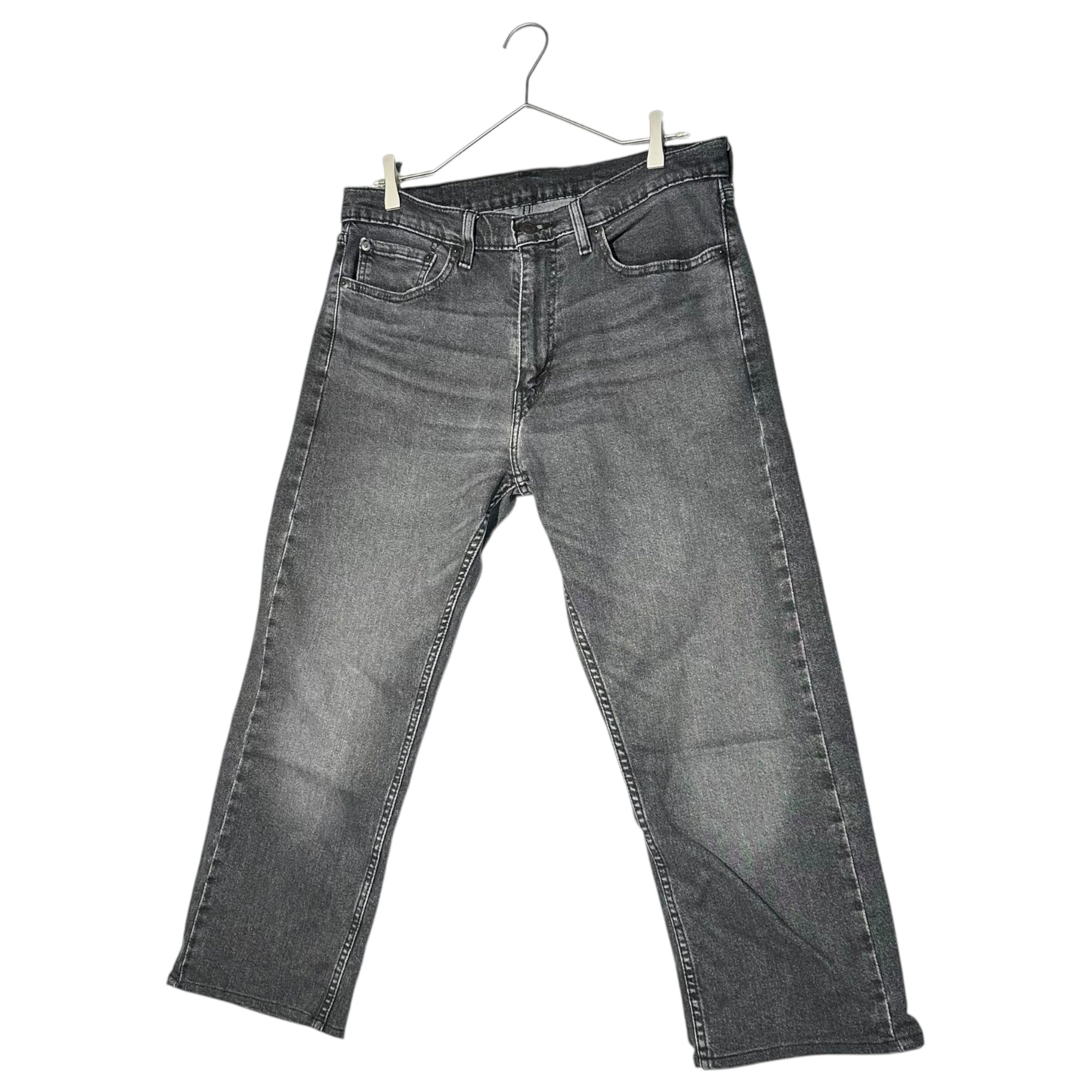 LEVI'S PREMIUM(リーバイスプレミアム) CLASSIC REGULAR STRAIGHT BLUE DENIM JEANS ストレート ストレッチ ジーンズ 505 00505-1594 33 ブラック