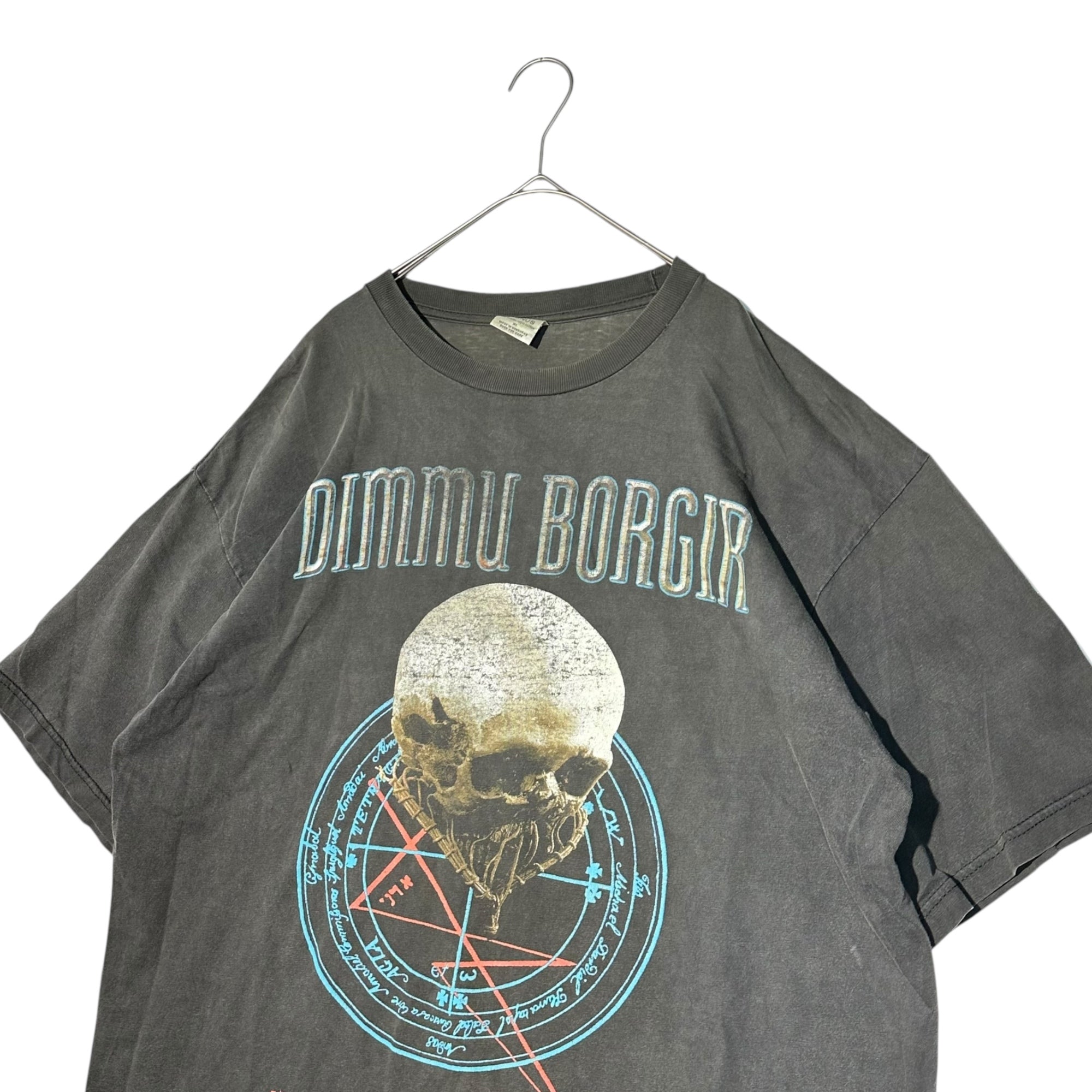 CYGNUS(シグナス) ©2002 "DIMMU BORGIR" Tee ディム ボルギル メタル バンド Tシャツ XL ブラック 00's ヴィンテージ