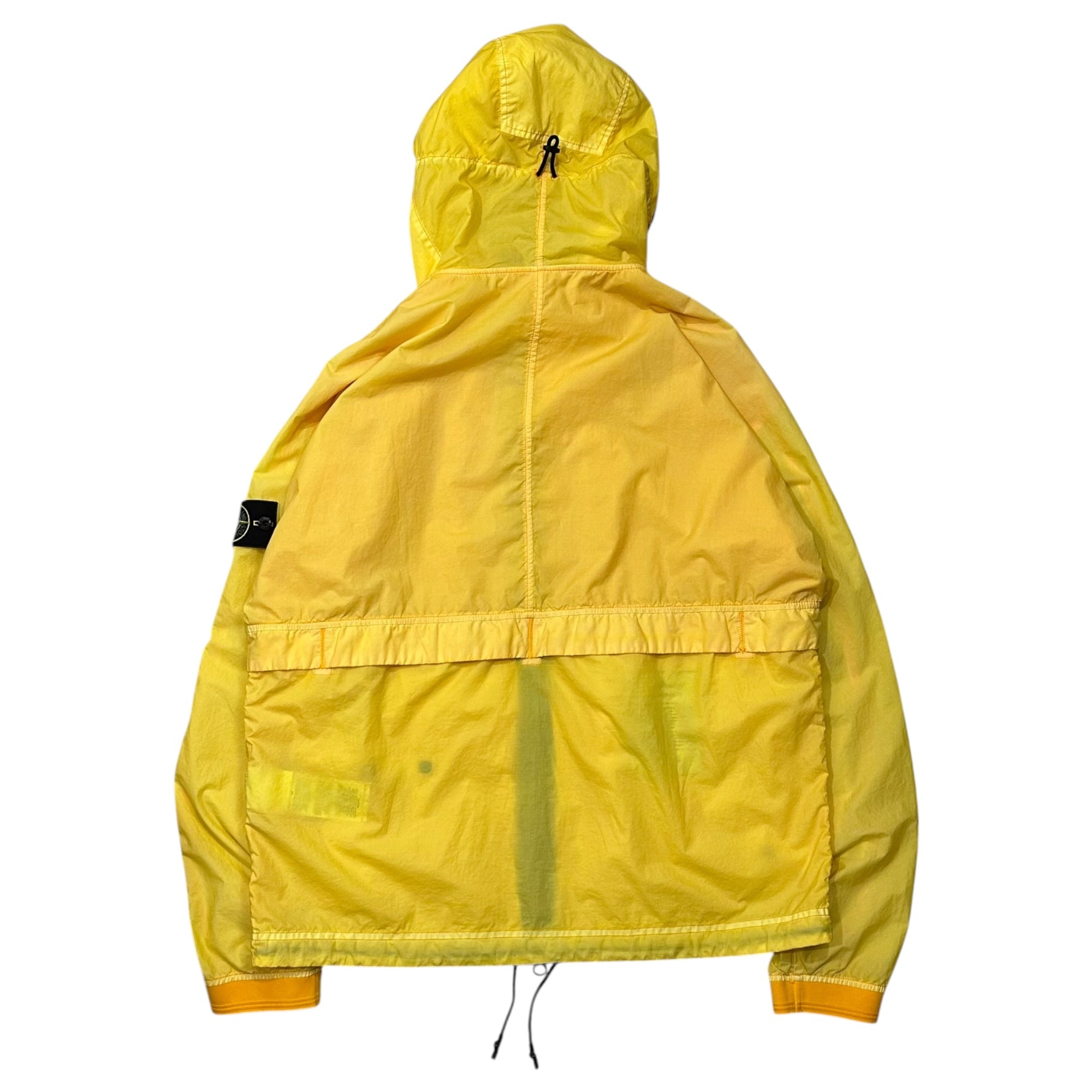 STONE ISLAND(ストーンアイランド) 2018SS RESIN POPLIN-TC Hooded Jacket レジン ポプリン TC フーデッド ジャケット 681544435 XL イエロー マウンテンパーカー