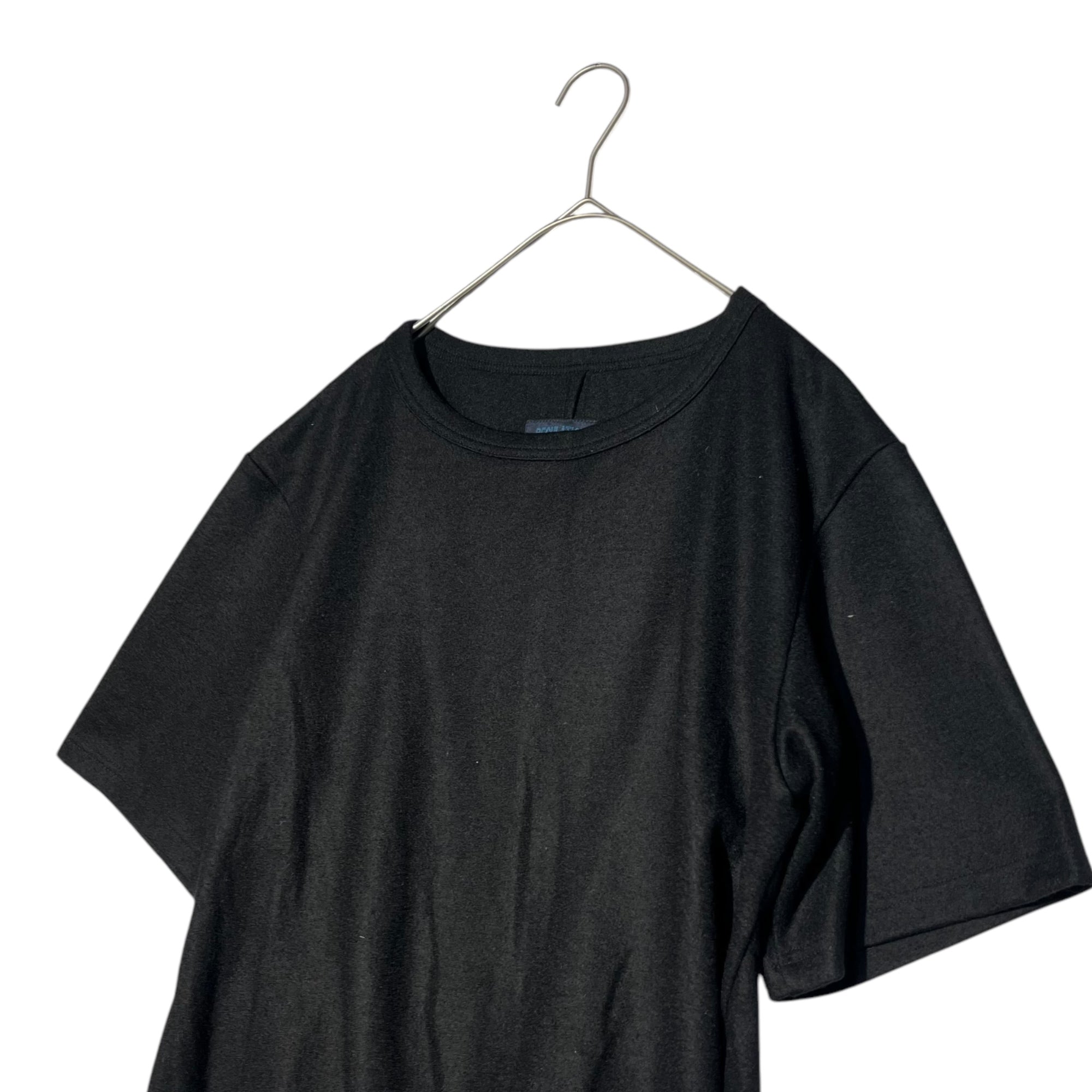 REGULATION Yohji Yamamoto(レギュレーション ヨウジヤマモト) short sleeve wool tunic 半袖 ウール チュニック ミニワンピース FL-T51-106 2 ブラック