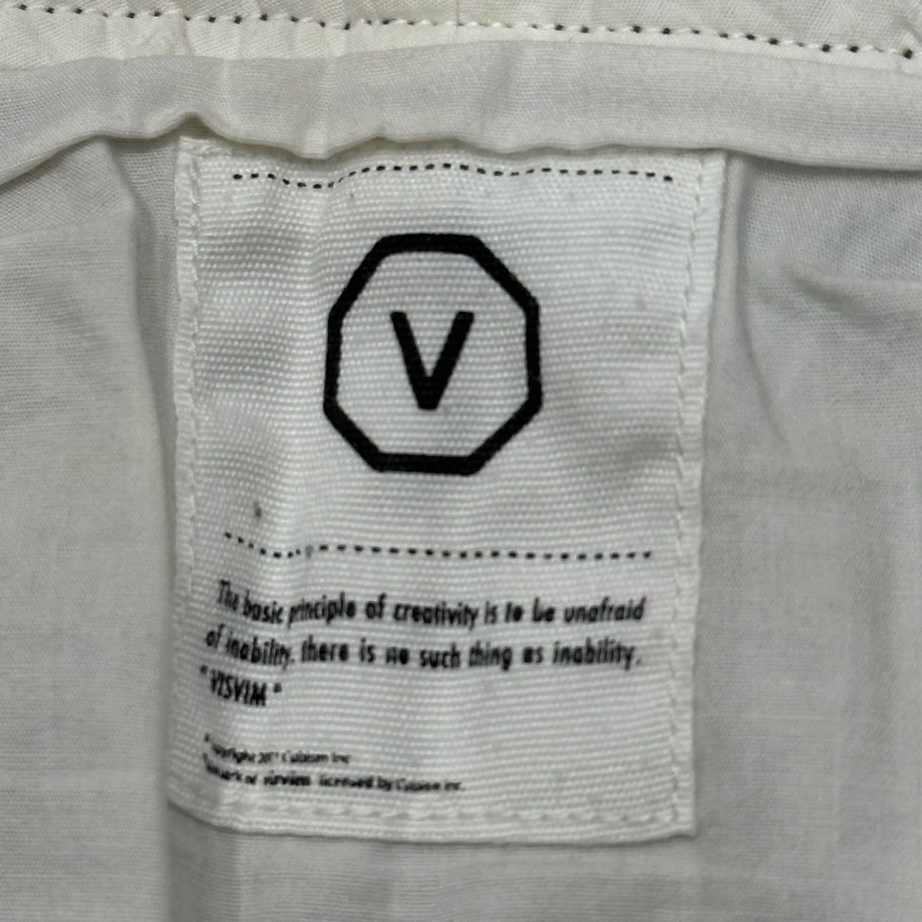 VISVIM(ビズビム/ヴィズヴィム) Pocket-Detail Baker Pants ポケット 切替 ベイカー パンツ S カーキ×ベージュ メタルボタン