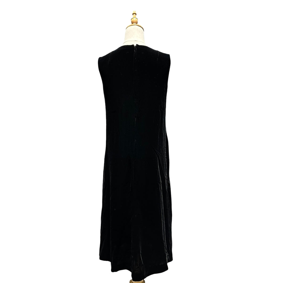COMME des GARCONS(コムデギャルソン) 2008AW Sleeveless Velour Dress ベロア ノースリーブ ワンピース GB-O043 S ブラック AD2008 00s アーカイブ