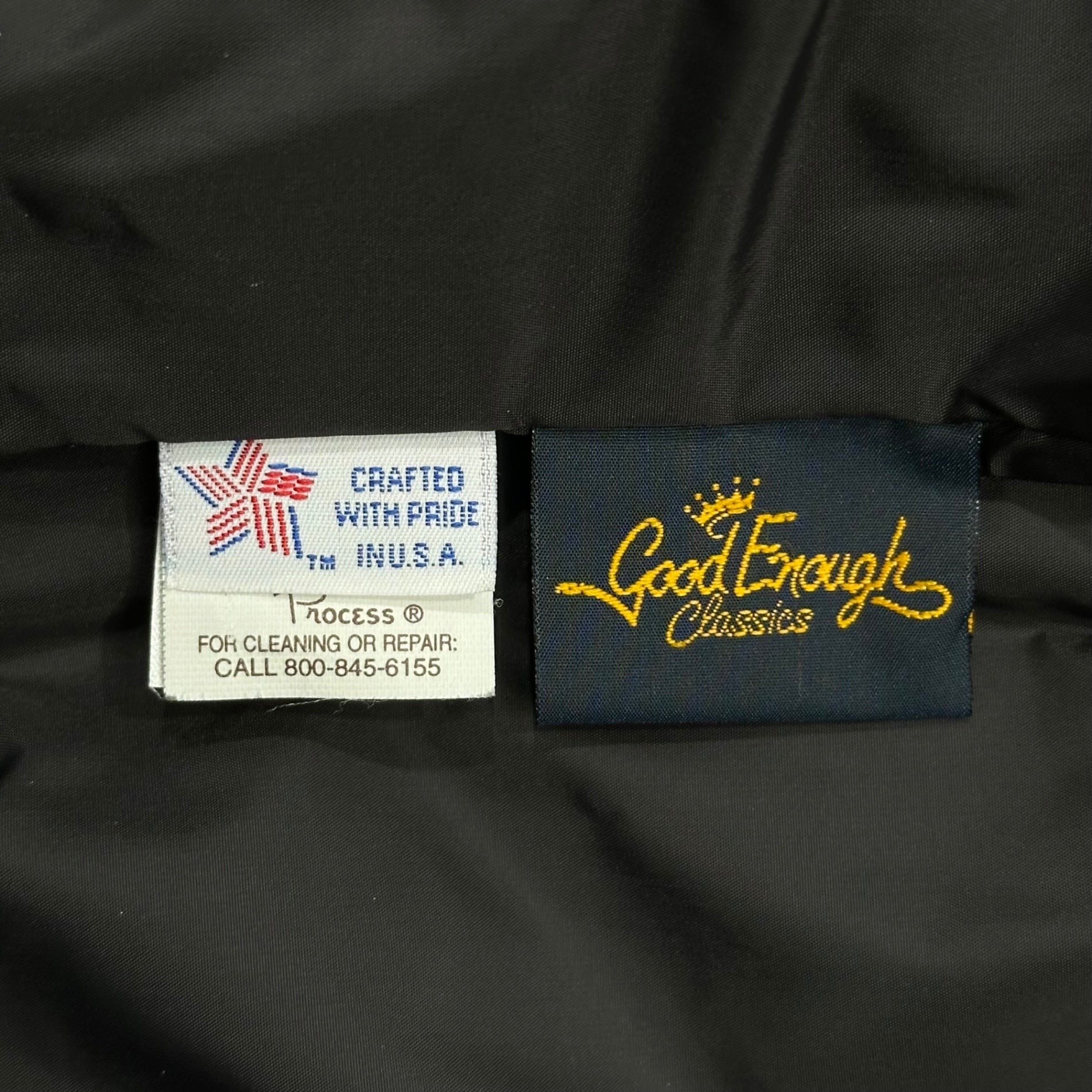 GOODENOUGH×SCHOTT(グッドイナフ×ショット) 2007 B-3 Leather Down Jacket レザー ダウン ジャケット M ブラック