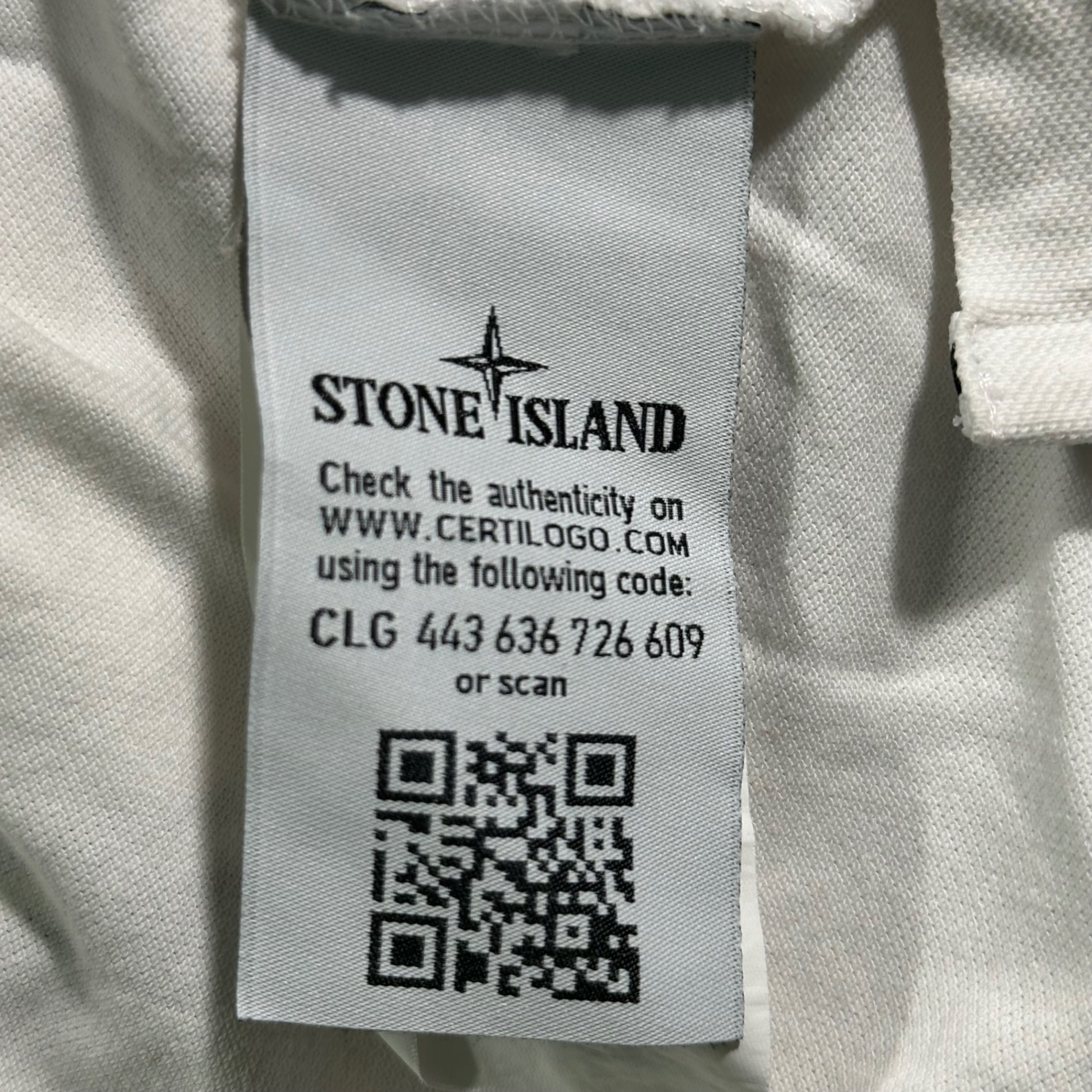 STONE ISLAND(ストーンアイランド) Short Sleeve Polo Shirt 半袖 ロゴワッペン ポロ シャツ 101522S18 表記無(M程度) ホワイト
