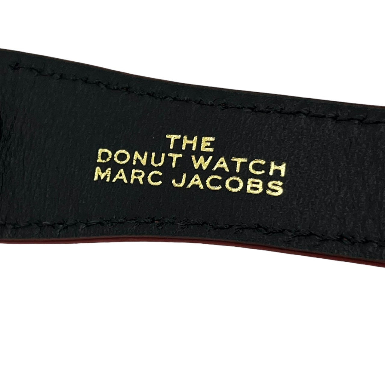 MARC JACOBS(マークジェイコブス) THE DONUT WATCH ザ ドーナツ ウォッチ レザー 腕時計 アナログ M8000741 - 600 レッド 動作確認済み 参考定価32,800円