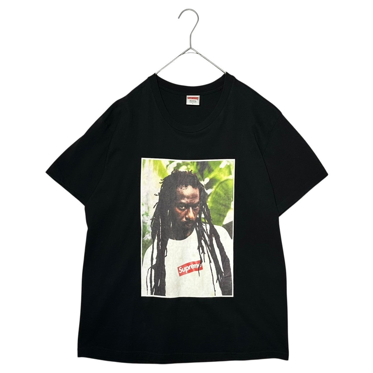 SUPREME(シュプリーム) 19SS Supreme Buju Banton Tee ブシュバントン フォトプリント 半袖 Tシャツ L ブラック