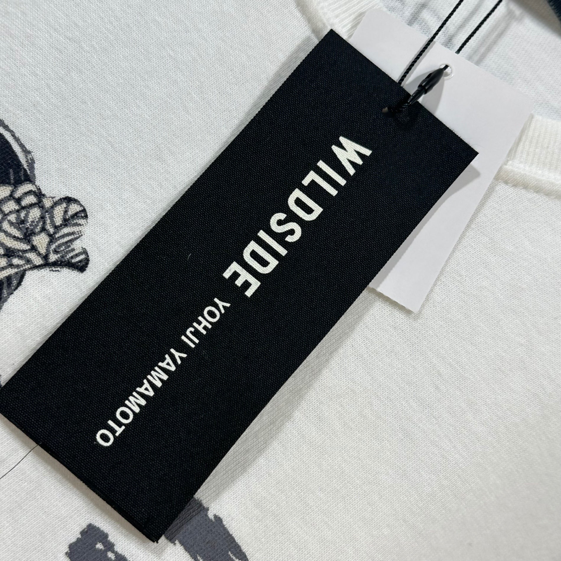 WILDSIDE YOHJI YAMAMOTO(ワイルドサイド ヨウジヤマモト) MAIKO T-shirt 舞子 Tシャツ WZ-T34-003-1 3 ホワイト