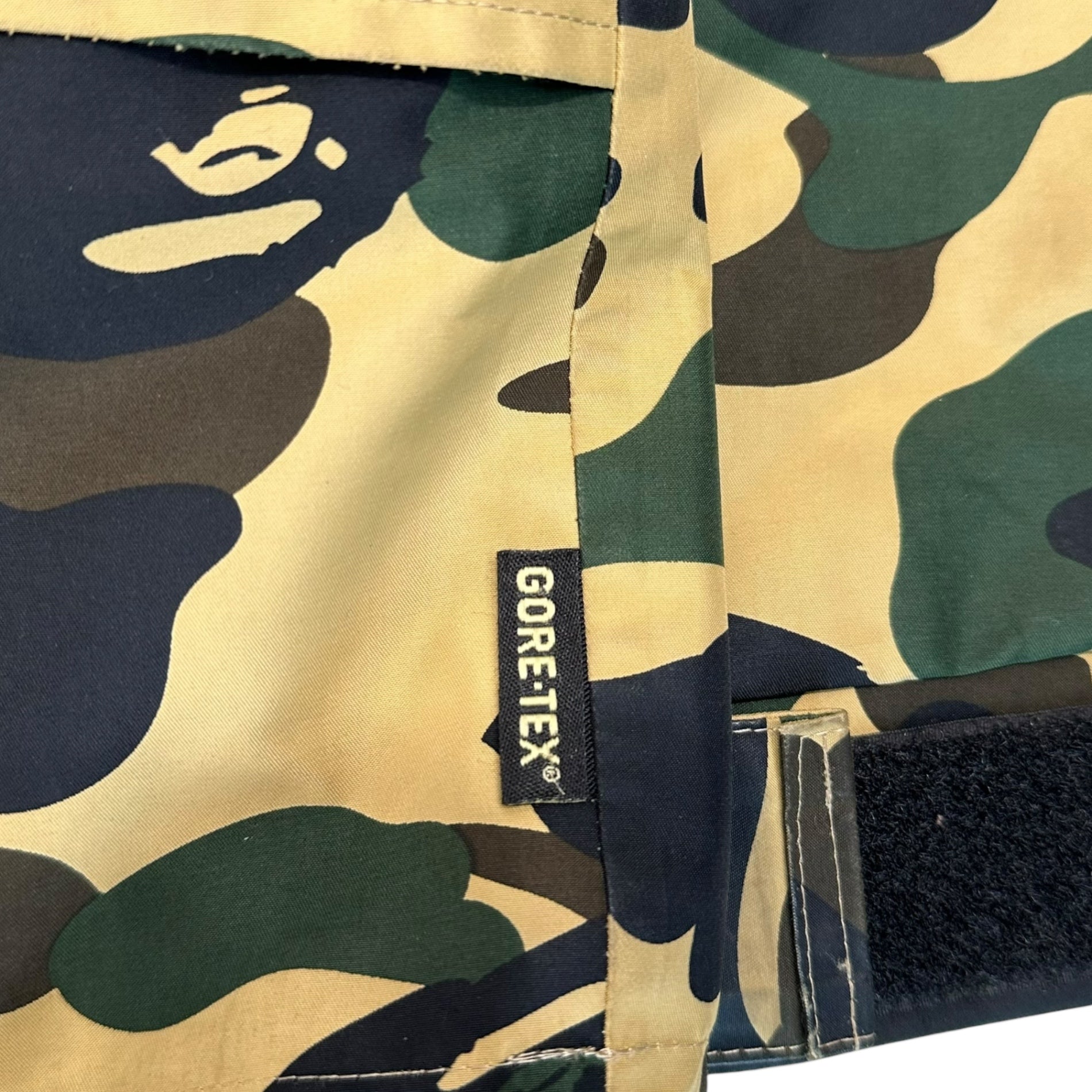 A BATHING APE(アベイシングエイプ) 00's 1ST CAMO SNOWBOARD JACKET ファーストカモ スノボード ジャケット スノボ M カーキ