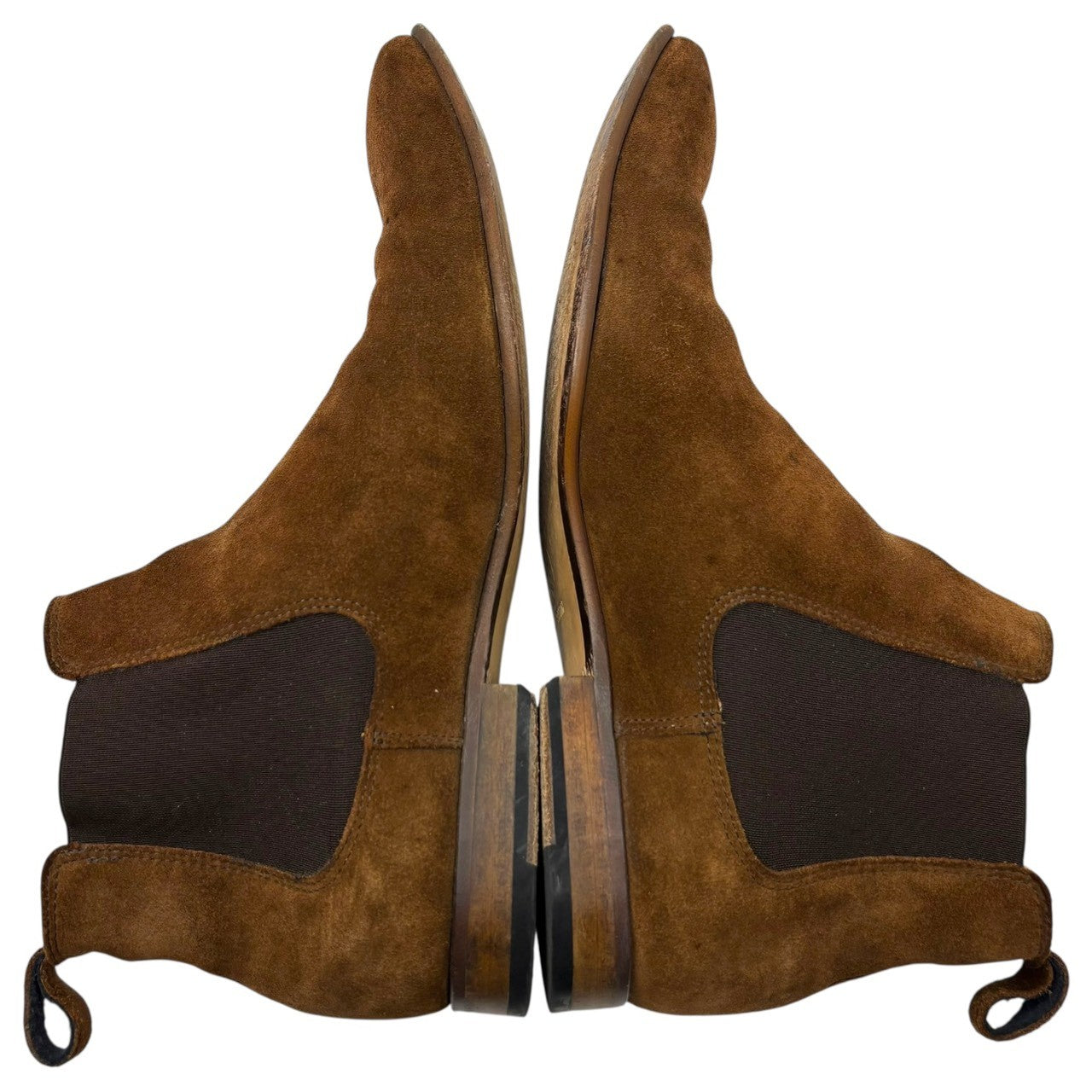 PS PAUL SMITH(ピーエスポールスミス) Suede Side Gore Boots スウェード サイドゴア ブーツ UK7(25.5~26.0cm程度) ブラウン