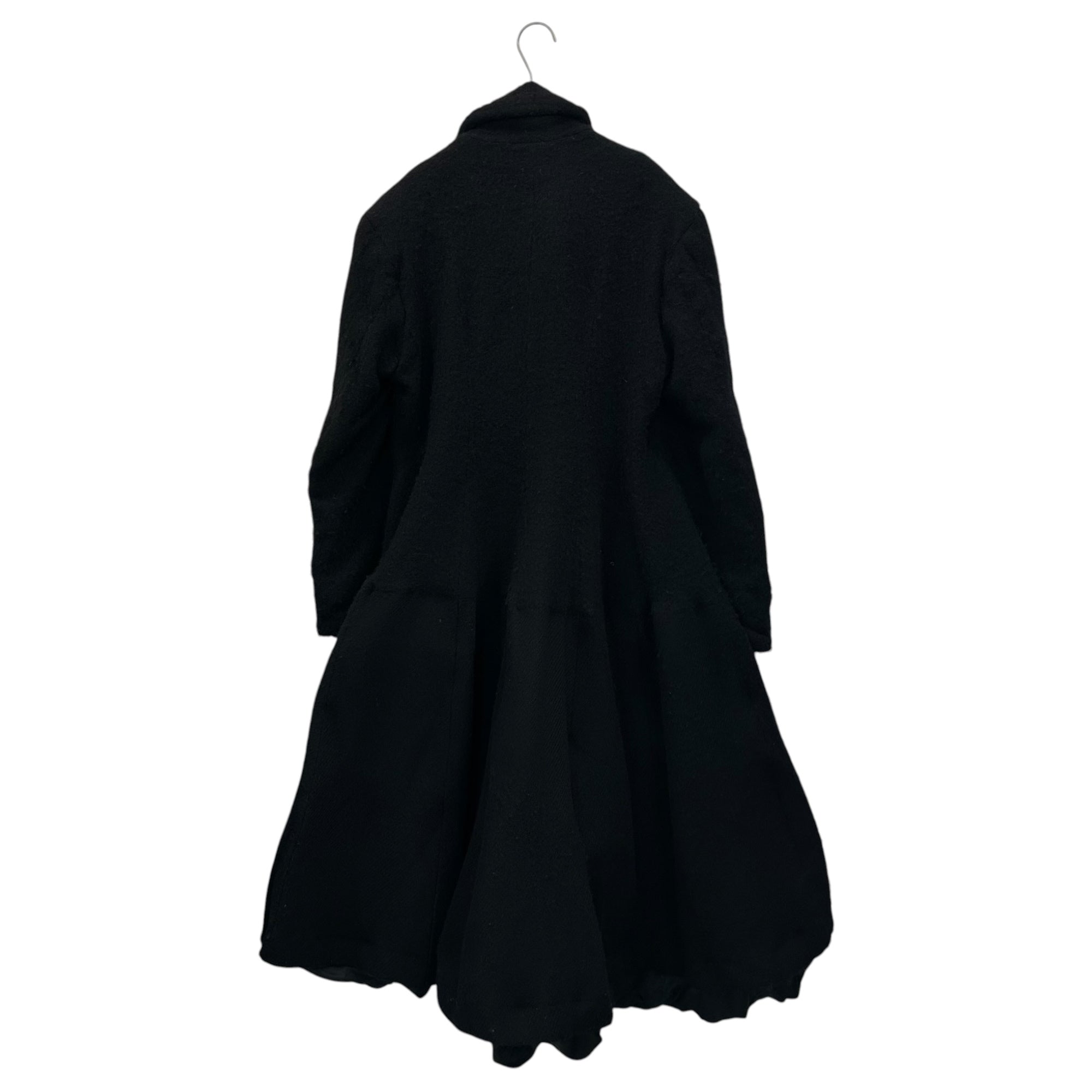 COMME des GARCONS(コムデギャルソン) 22AW Wool Felted Double-Breasted Long Flared Coat ウール 縮絨 ダブルブレスト ロング フレア コート GJ-C002 XS ブラック AD2022