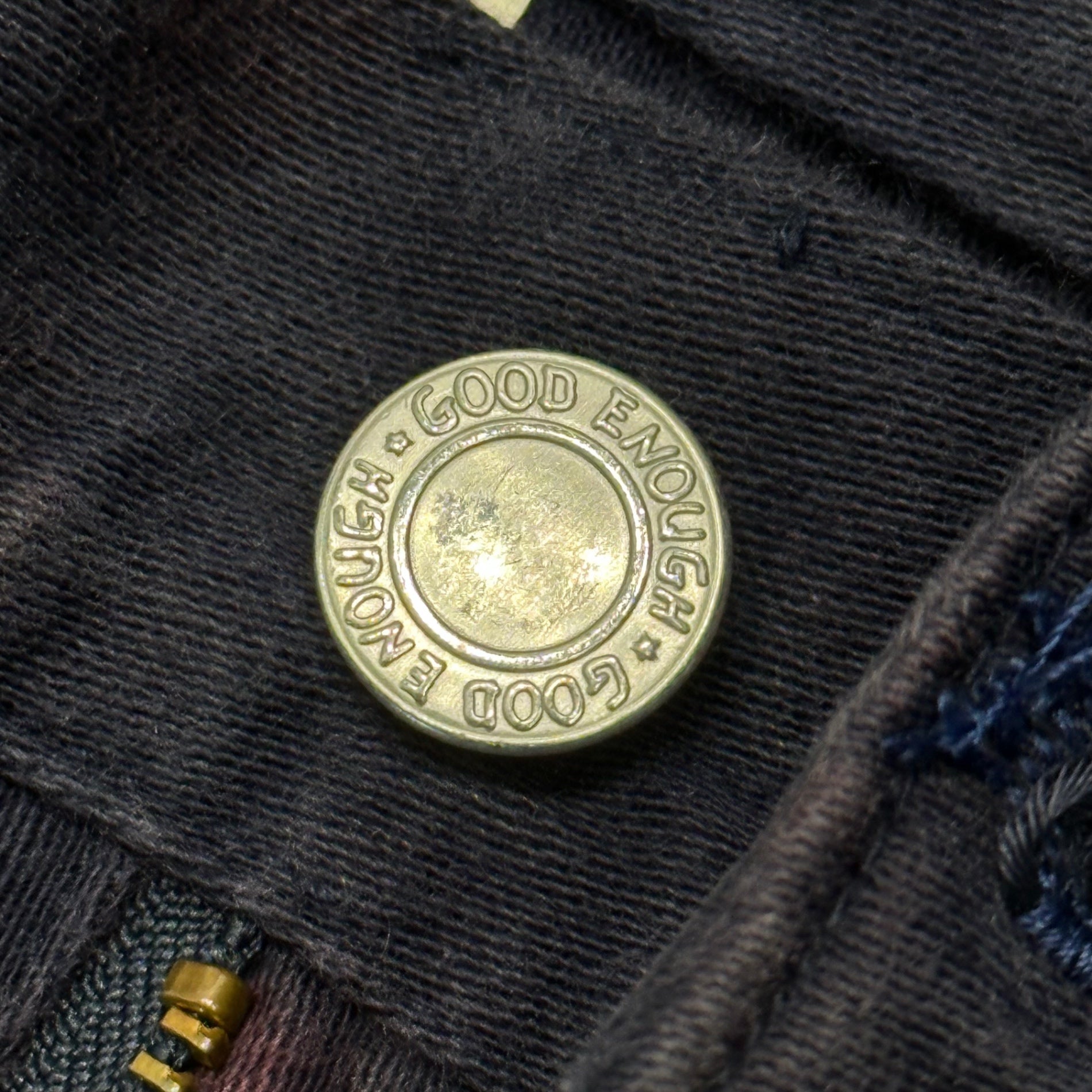 FINESSE(フィネス) 90's Back Pocket Line Chino Work Pants バックポケットライン チノ ワークパンツ 34 ネイビー GOODENOUGH グッドイナフ
