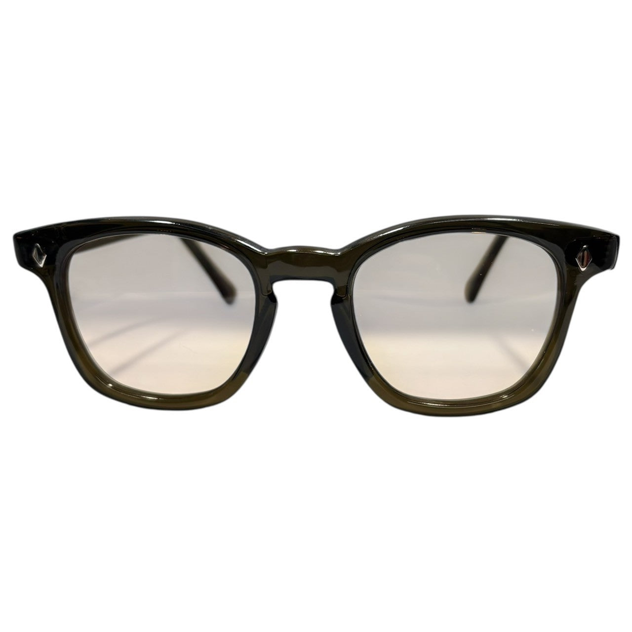 PENTAX(ペンタックス) Boston clear-frame sunglasses ボストン型 クリアフレーム サングラス F9800 48□20 145mm ダークブラウン 薄いブラウンレンズ Safety Rx Eyewear by HOYA