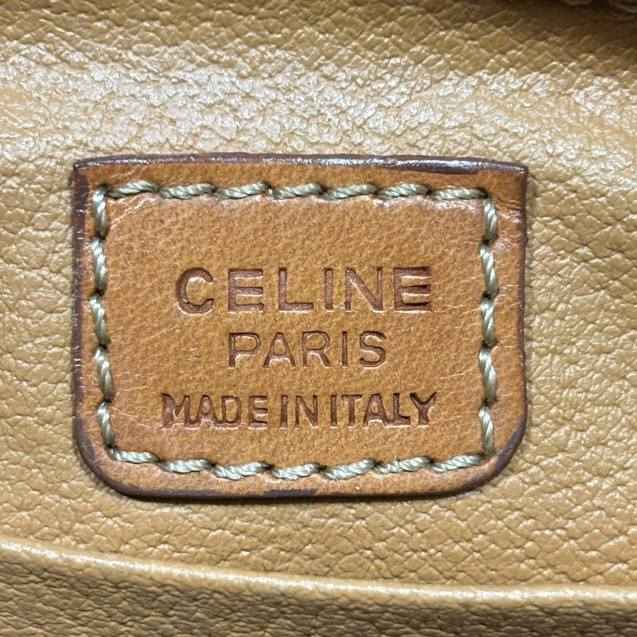 CELINE(セリーヌ) Macadam Pattern Cosmetic Pouch マカダム柄 コスメ ポーチ ブラウン OLD オールド