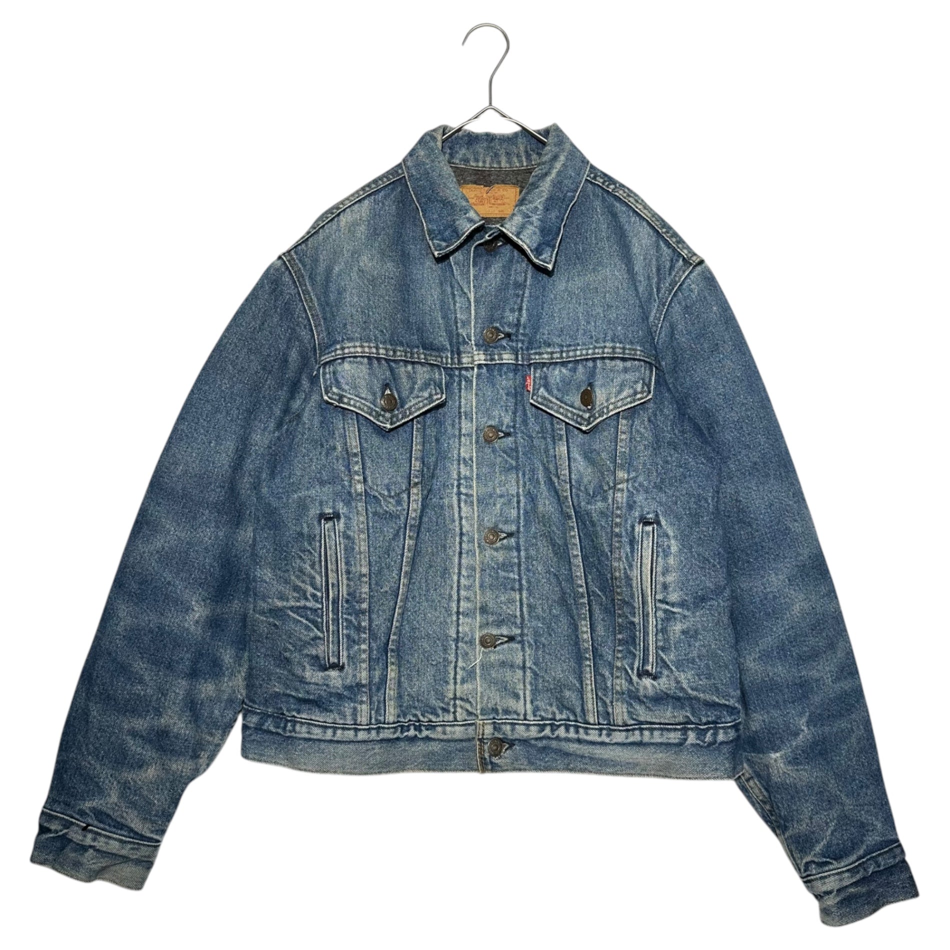 Levi's(リーバイス) 80's~90's USA made blanket denim jacket USA製 ブランケット デニム ジャケット 70506-0316 42(L程度) インディゴ トラッカー ヴィンテージ 古着