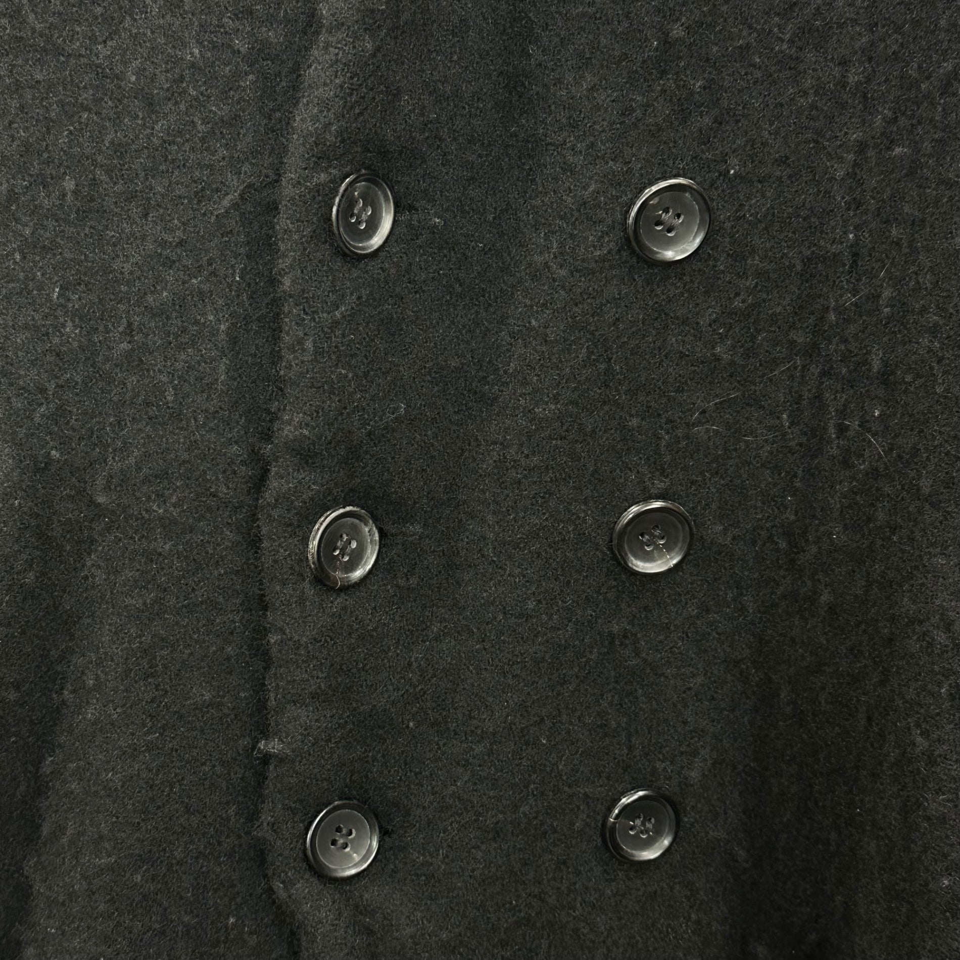 COMME des GARCONS(コムデギャルソン) 22AW Wool Felted Double-Breasted Long Flared Coat ウール 縮絨 ダブルブレスト ロング フレア コート GJ-C002 XS ブラック AD2022