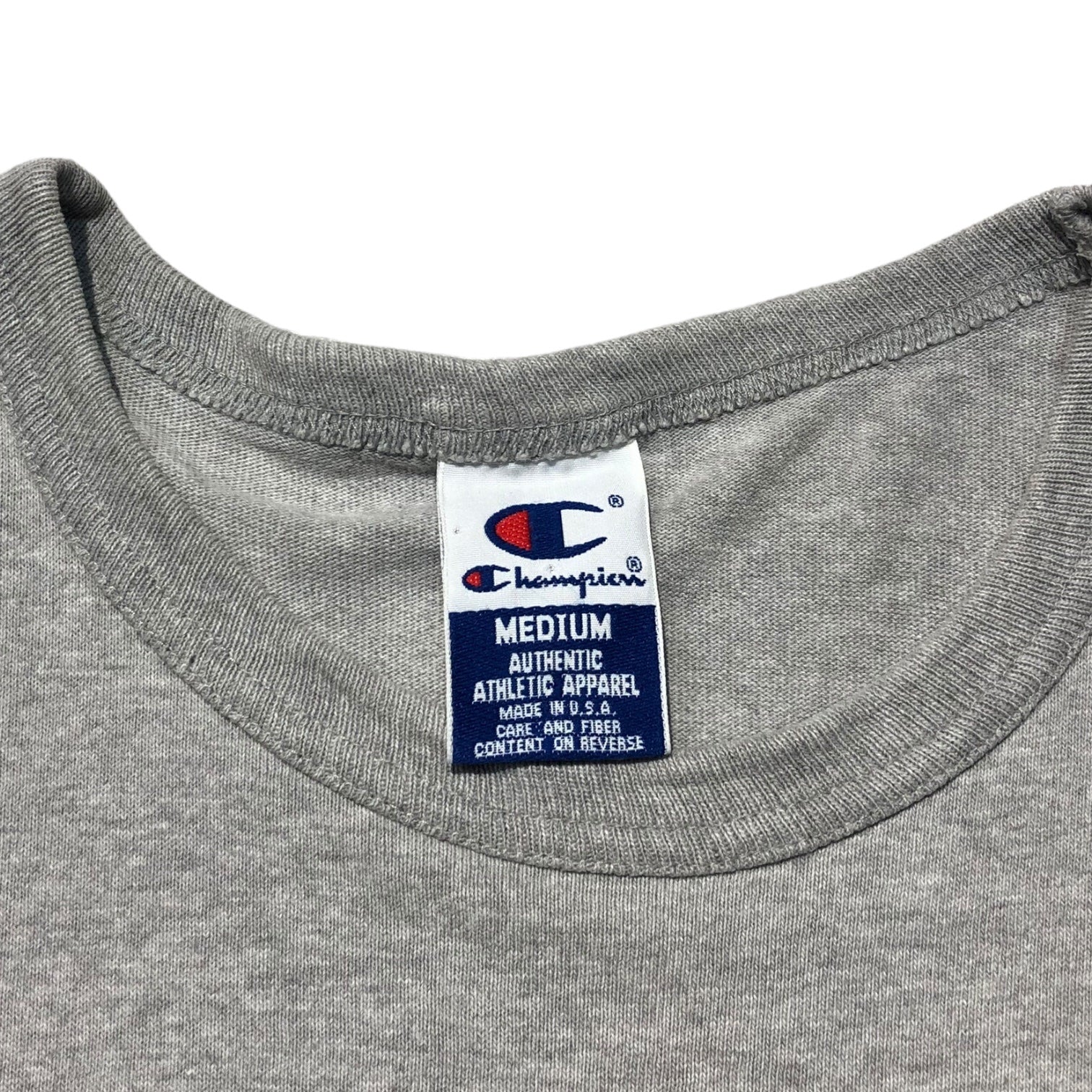 Champion(チャンピオン) 90's ”ARIZONA STATE ATHLETICS”  college print t-shirt 3段プリント カレッジ Tシャツ アリゾナ M グレー 90年代 USA製
