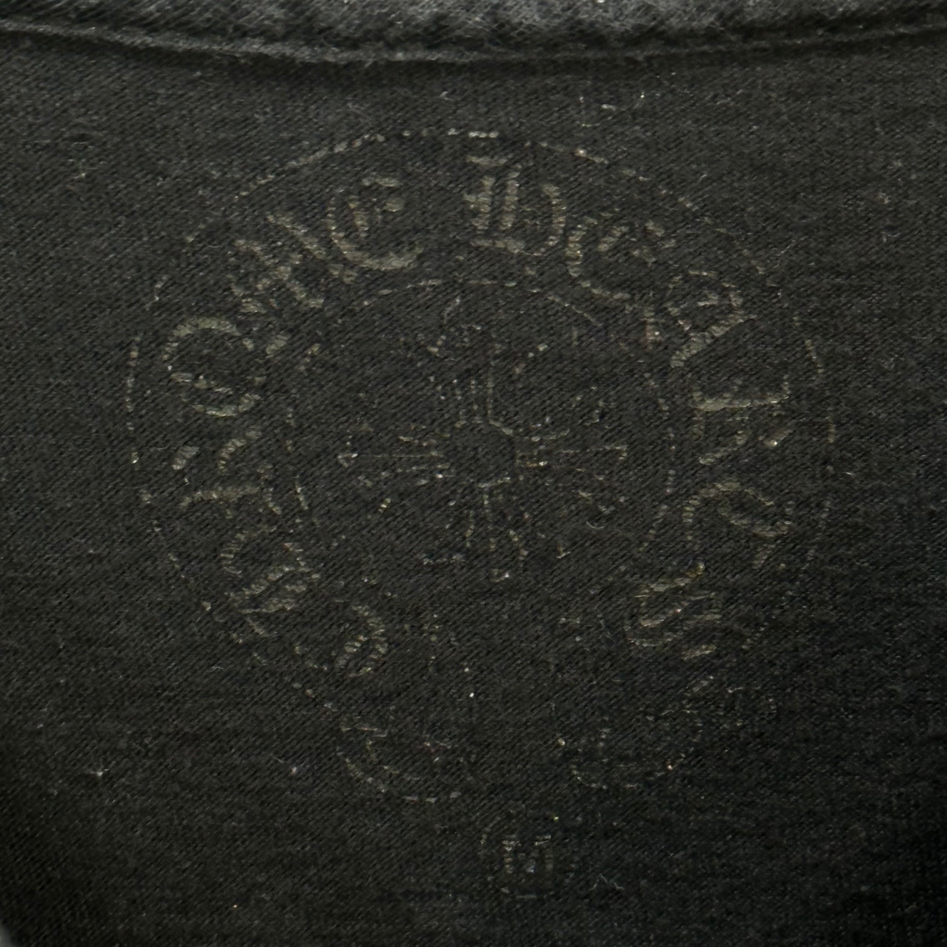 CHROME HEARTS(クロムハーツ) CH Plus Circle Logo L/S Tee CHプラス サークルロゴ ロングスリーブ Tシャツ 2212-304-0158 M ブラック×ホワイト 長袖 クロムハーツジャパンタグ