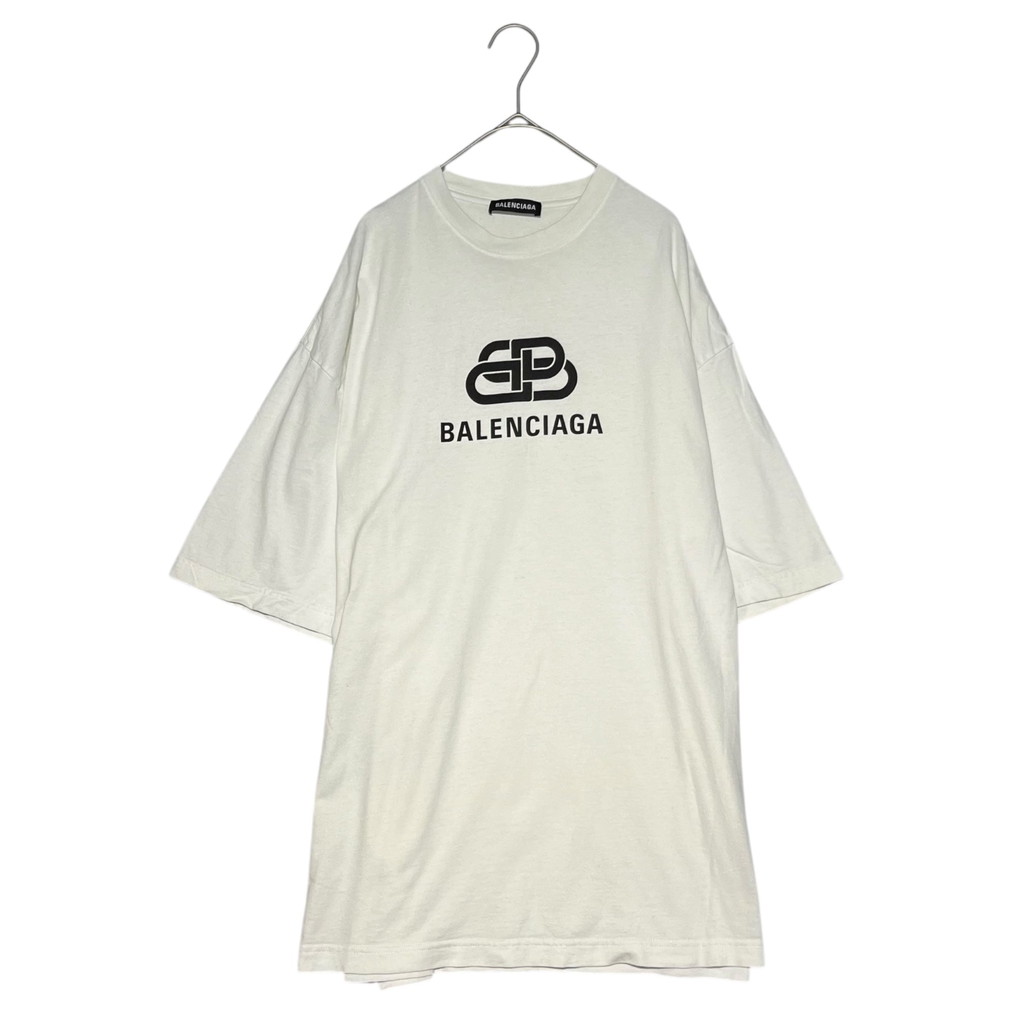 BALENCIAGA(バレンシアガ) 19AW  BB Logo Print Tee ロゴ Tプリント シャツ 578139 TEV48 M ホワイト