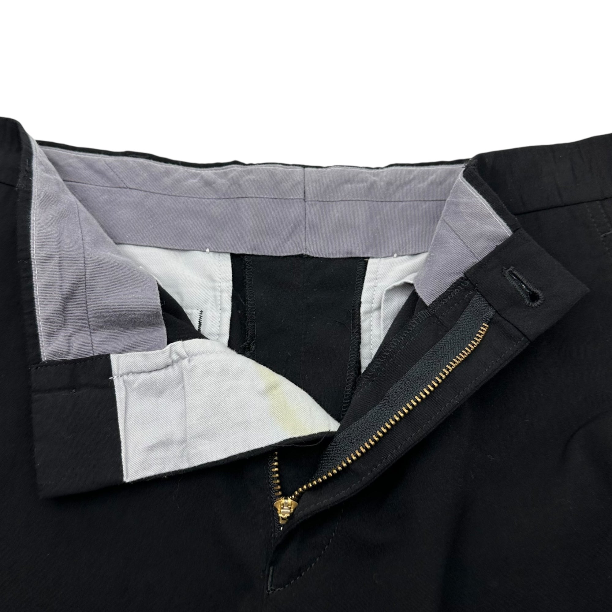 COMME des GARCONS HOMME(コムデギャルソンオム) 15SS Product dyed nylon straight pants 製品染め ナイロン ストレート パンツ HO-P022 S ブラック AD2014