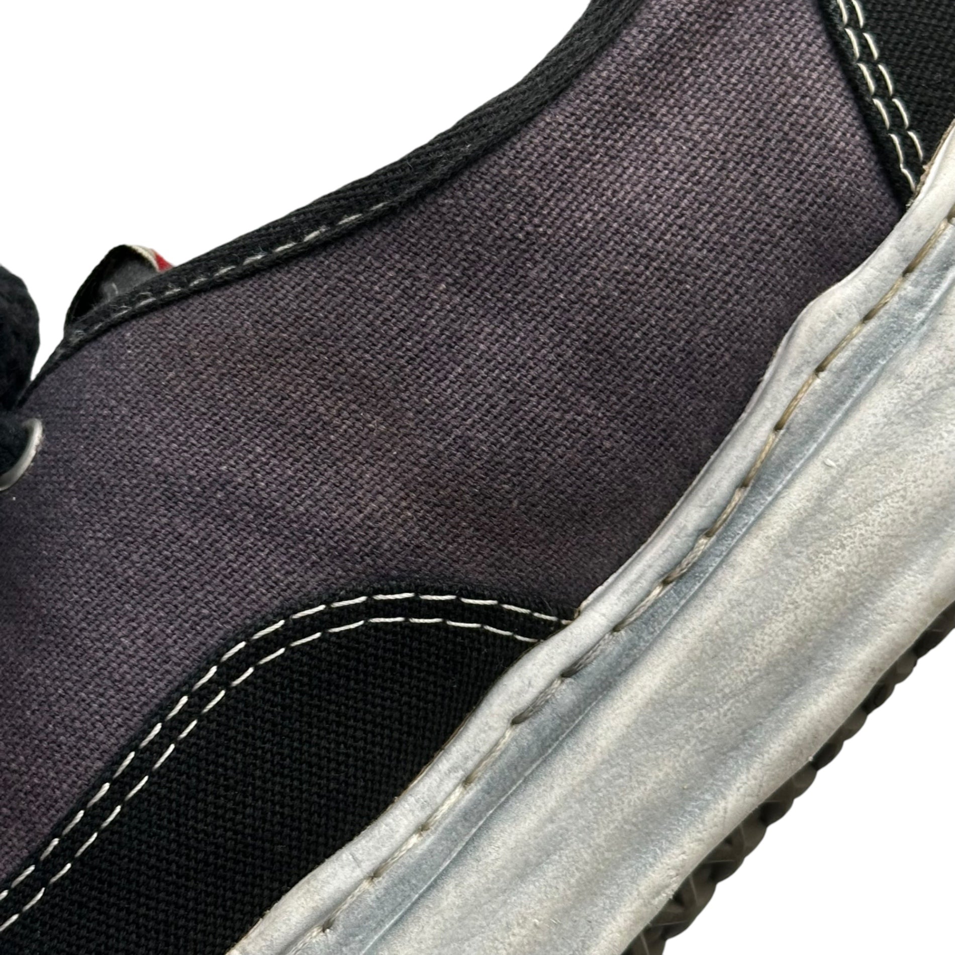 Maison MIHARA YASUHIRO(メゾンミハラヤスヒロ) "BAKER" original sole over dyed canvas Low-Top sneaker ブレイキー ローカット スニーカー A08FW724 41(約26cm) パープル×ブラック