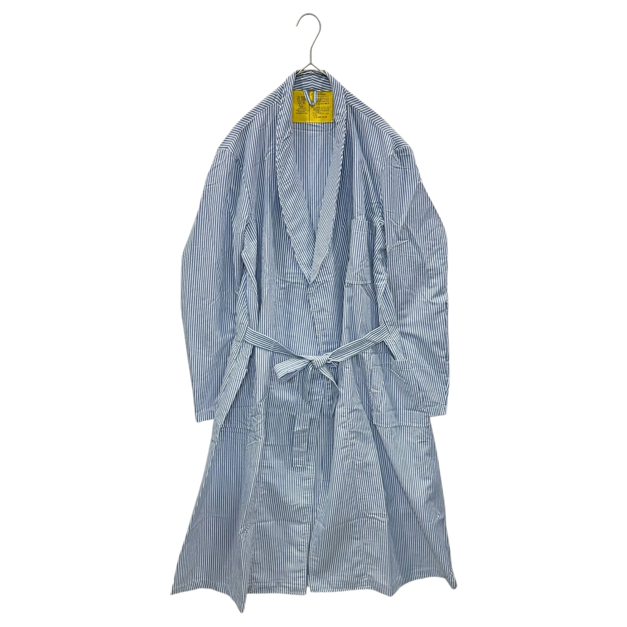 デッドストック 80's 米軍 US Medical army ガウン アメリカ US MILITARY(アメリカ軍) 1980s' US Medical Seersucker Robe