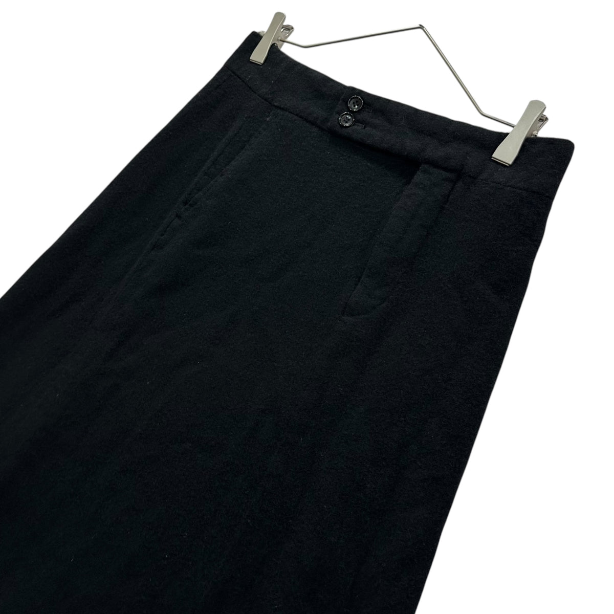 COMME des GARCONS(コムデギャルソン) 2000AW Wool Felted Long Skirt ウール縮絨 ロング スカート GS-04066S S ブラック AD2000