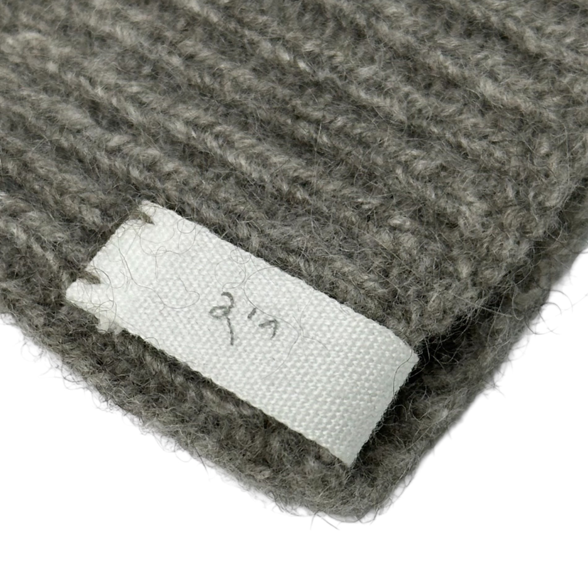 evam eva vie(エヴァムエヴァヴィー) Cashmere Knit Arm Covers カシミア ニット アームカバー グレー 手袋