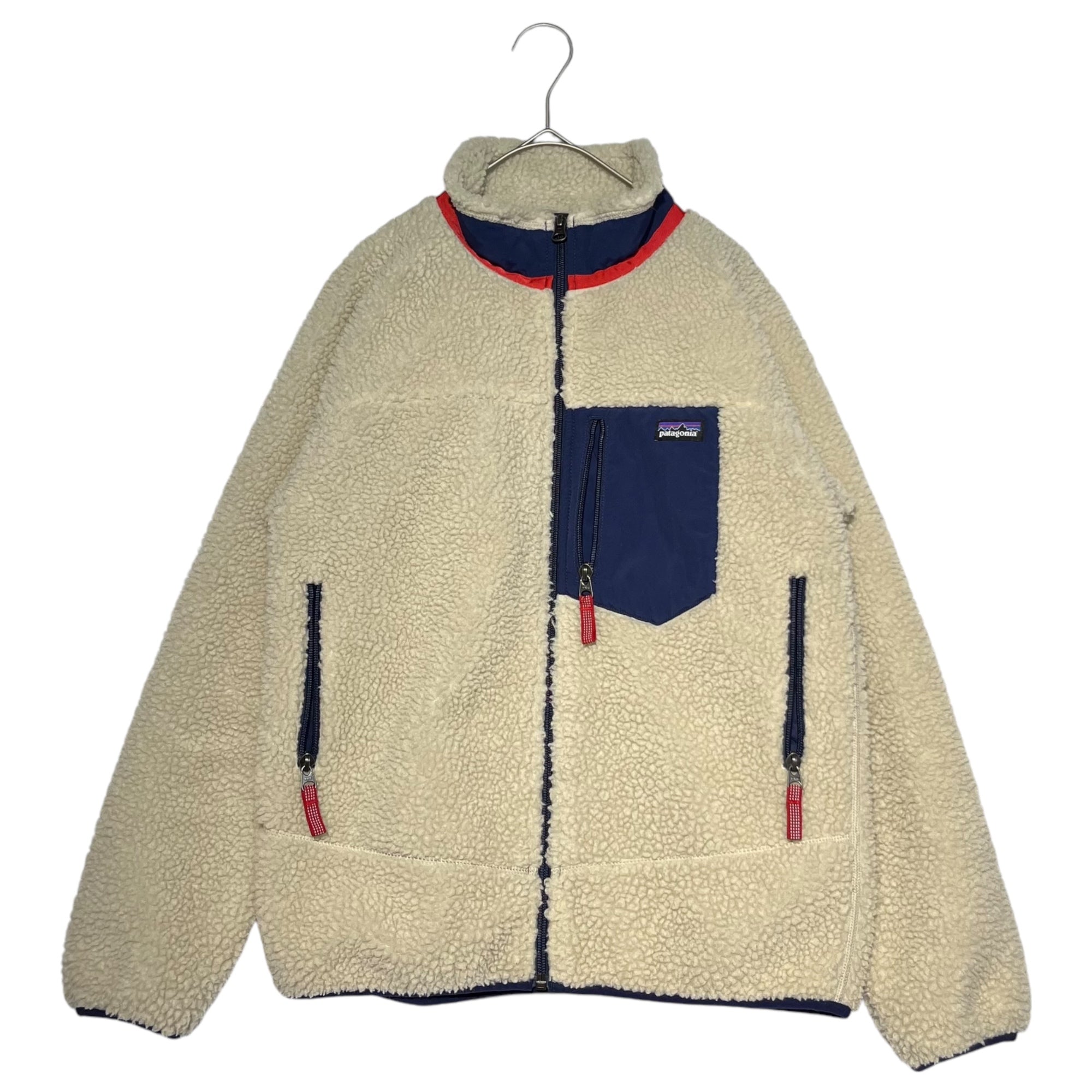 Patagonia(パタゴニア) Kids Retro-X Jacket キッズ レトロ X ジャケット 65625 14 XL アイボリー ボア フリース