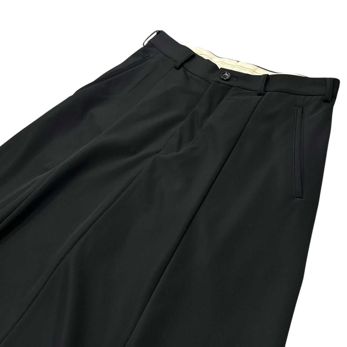 COMME des GARCONS(コムデギャルソン) 2009SS Esther Gabardine Sarouel Pants エステル ギャバジン サルエル パンツ GC-P036 XS ブラック AD2008 男性着用可能