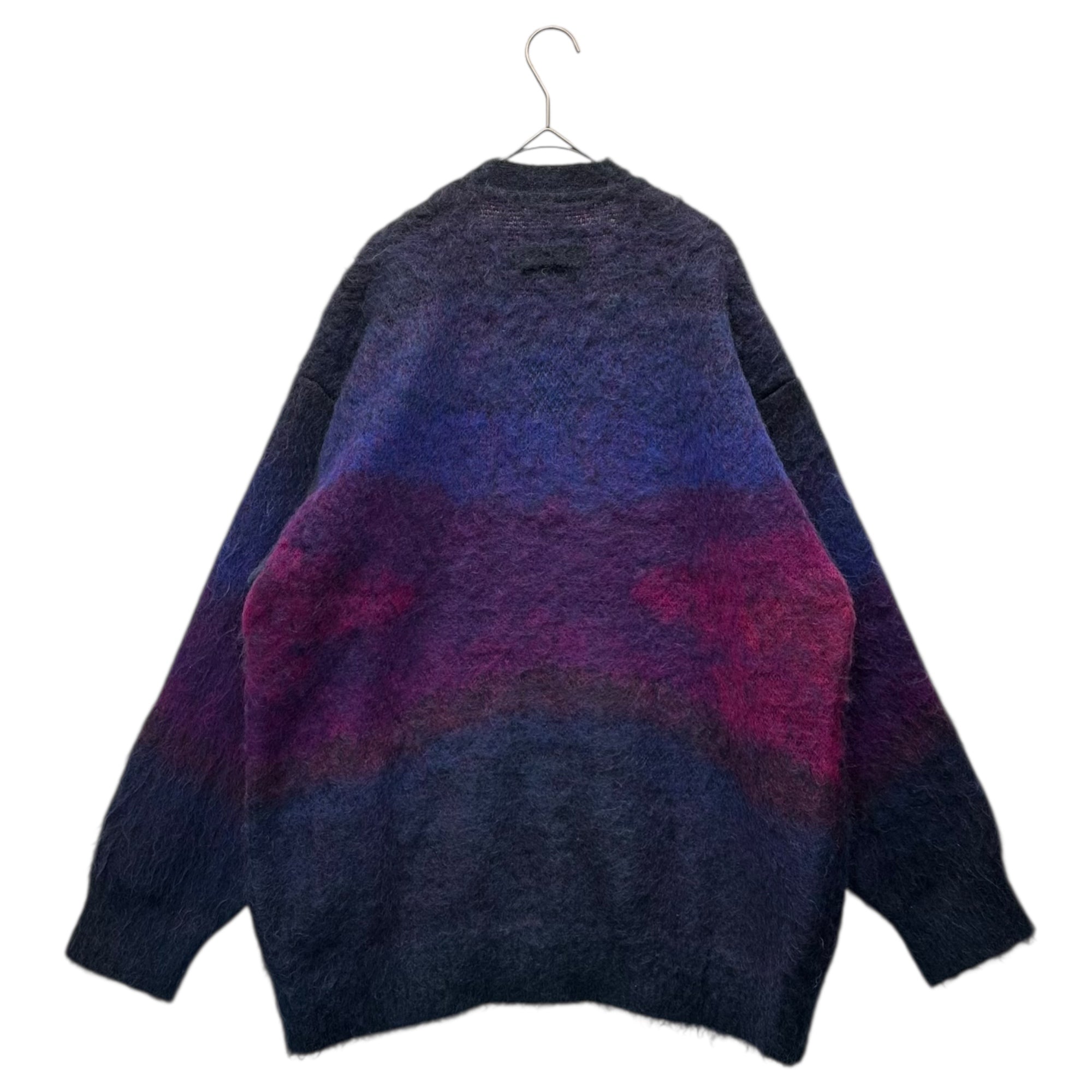 stein(シュタイン) 22AW Grdation Mohair Cardigan グラデーション モヘア カーディガン ST.448 S ブルー×パープル