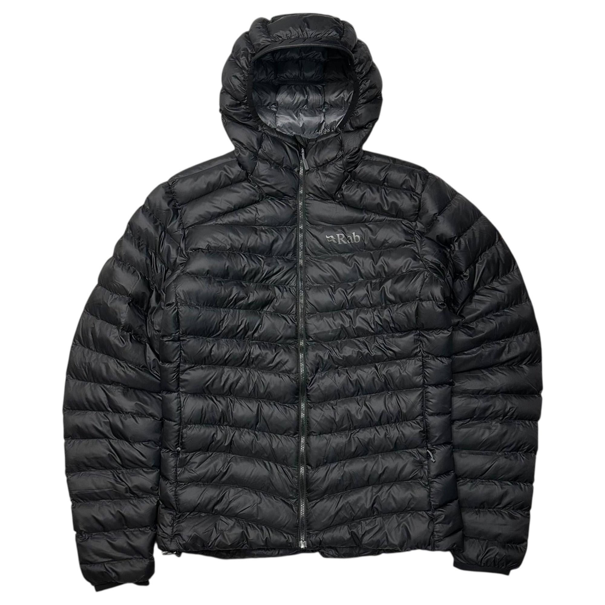 Rab(ラブ) Cirrus Alpine シラス アルパイン インサレーション ジャケット 中綿 フーディ QIP-25 M ブラック プリマロフト