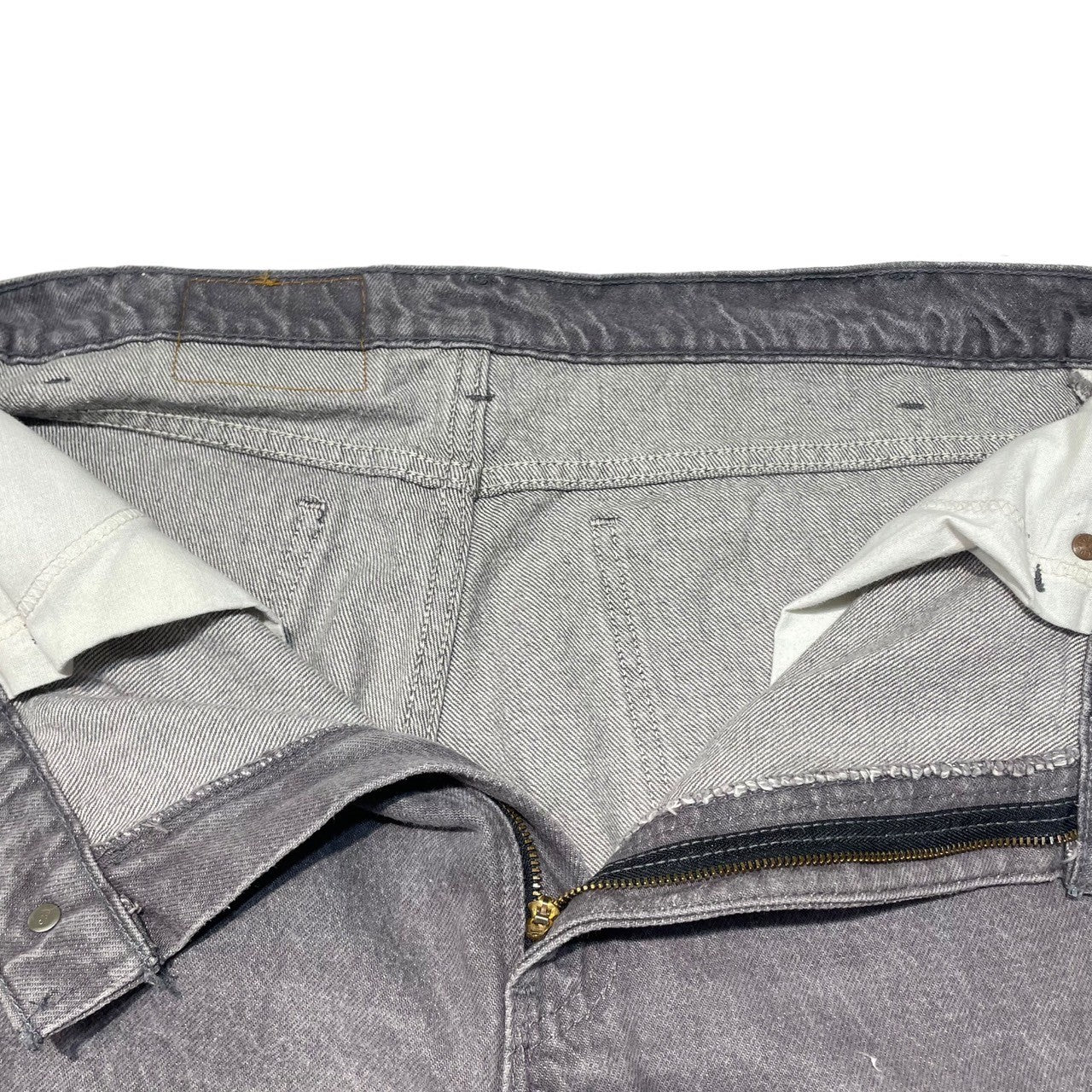 Levi's(リーバイス) 90’s 550  tapered denim pants テーパード デニム パンツ W38 L32 グレー 90年代 585 先染め オレンジタブ ヴィンテージ