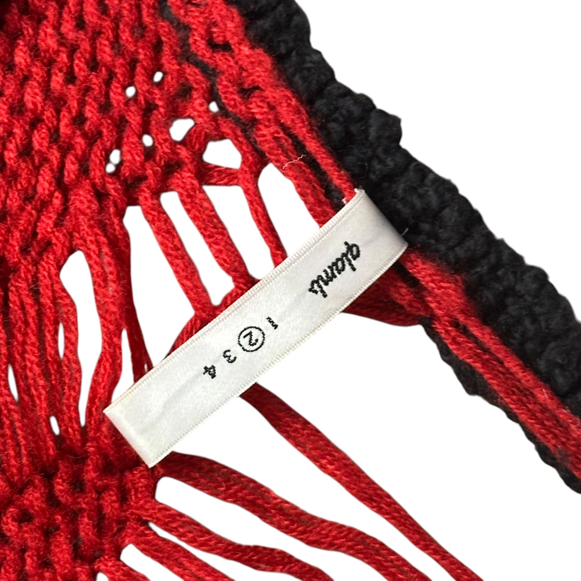glamb(グラム) 2013AW Slimane border knit スリマン ボーダー ニット GB13WT/KNT03 2(M程度) レッド×ブラック