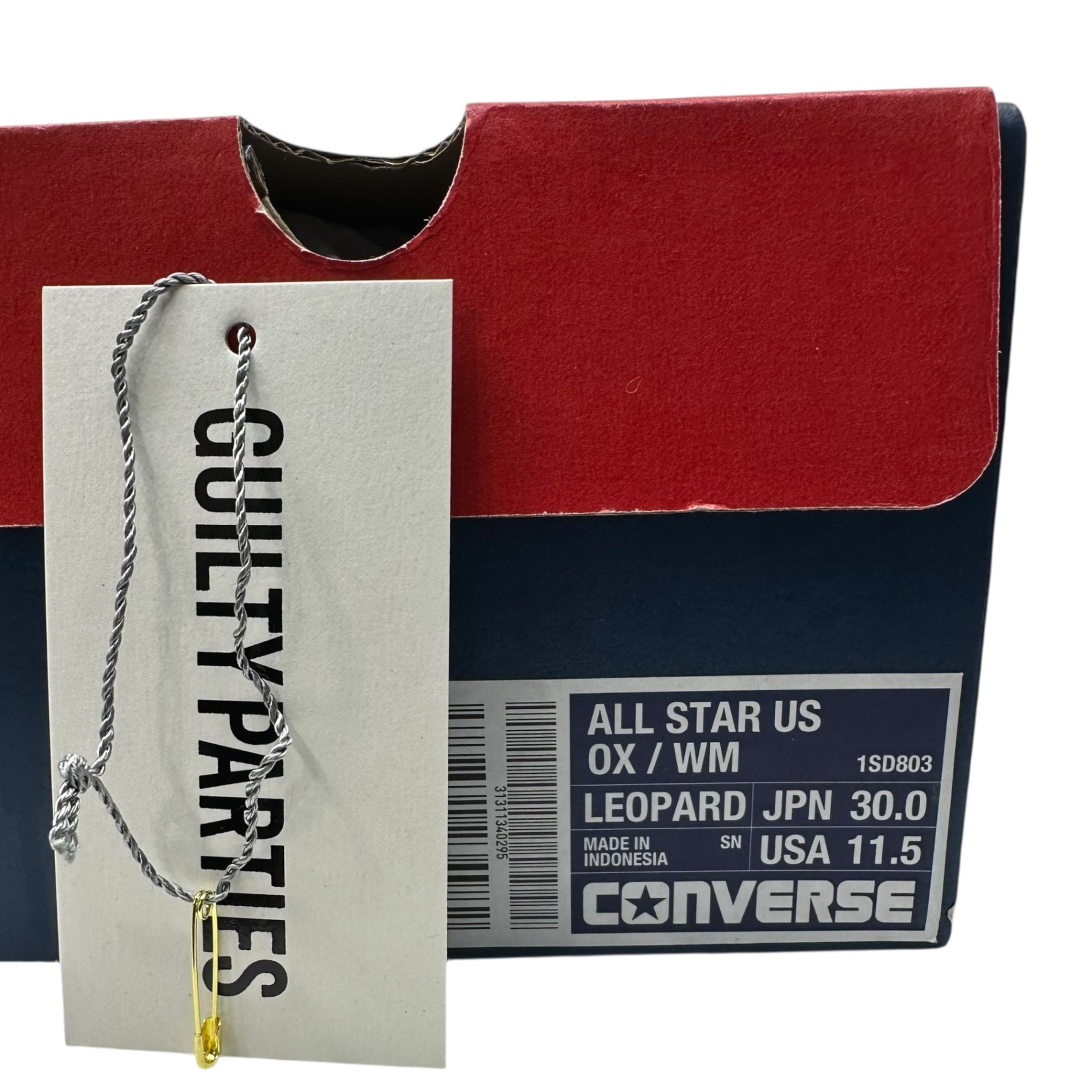 CONVERSE×WACKO MARIA(ワコマリア×コンバース) 24SS ALL STAR US OX / WM LEOPARD オールスター レオパード 1SD803 30cm ベージュ×ブラウン コラボ スニーカー
